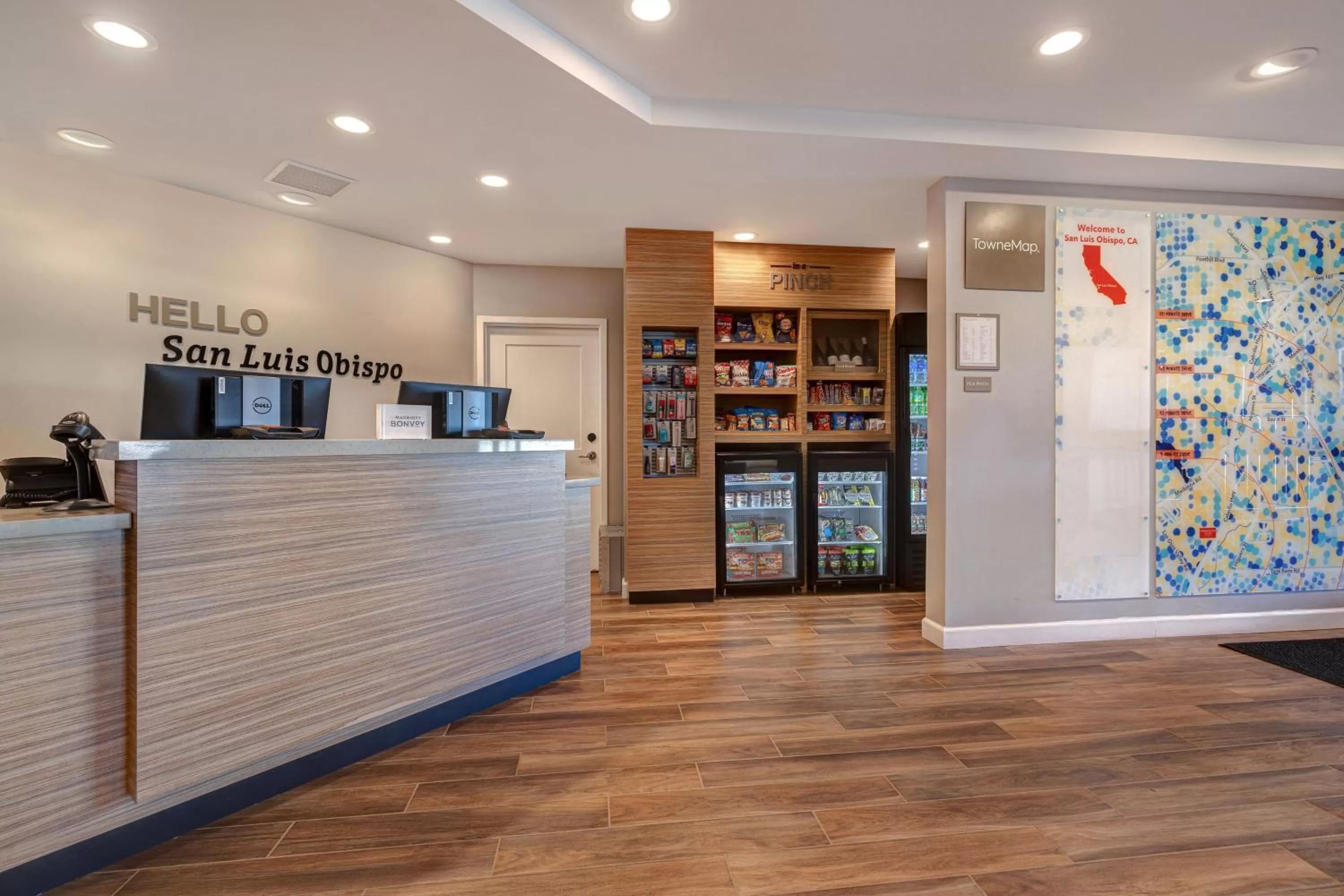 Lobby or reception in TownePlace Suites by Marriott San Luis Obispo
