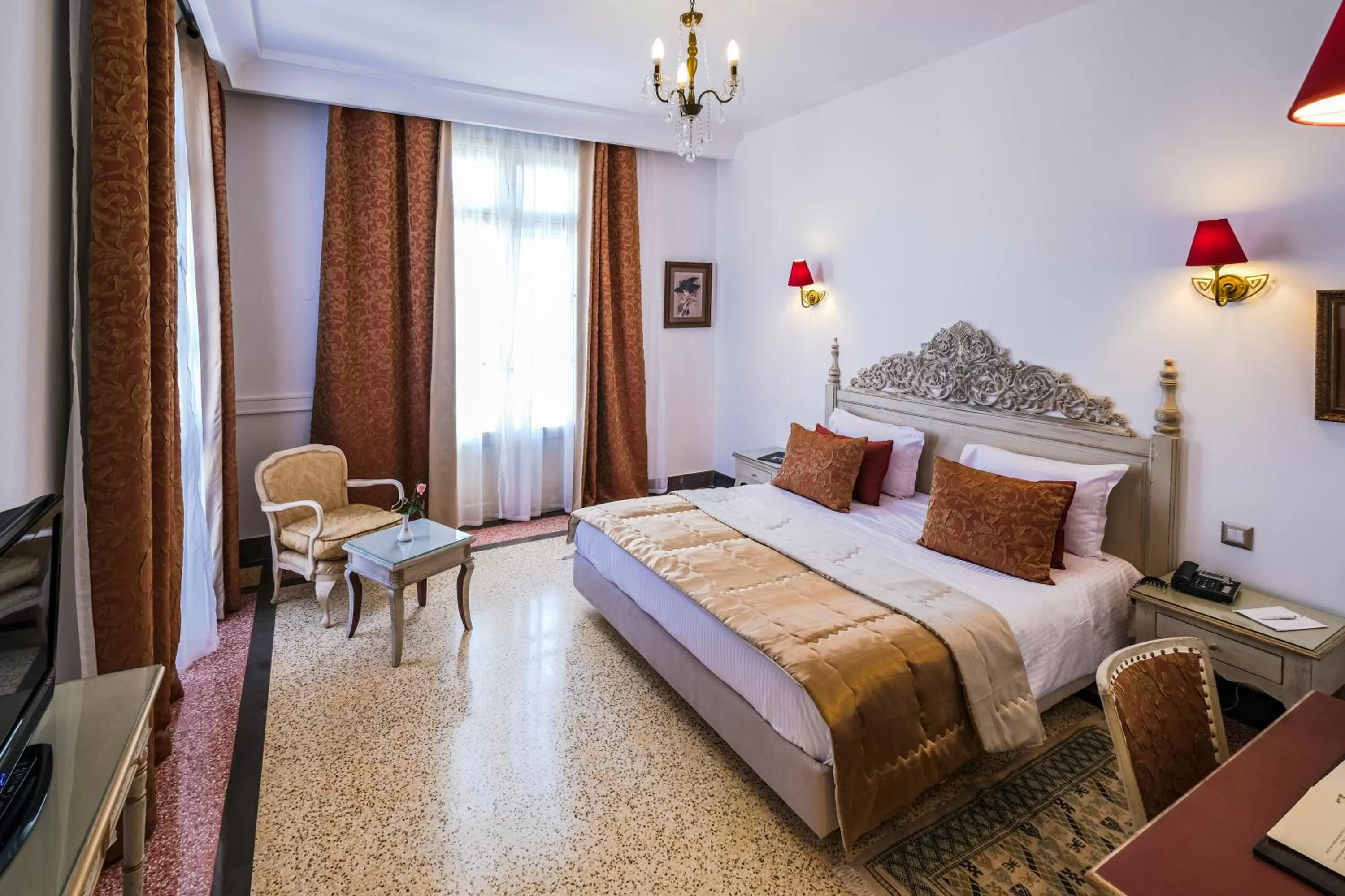 Bed in Majestic Hotel