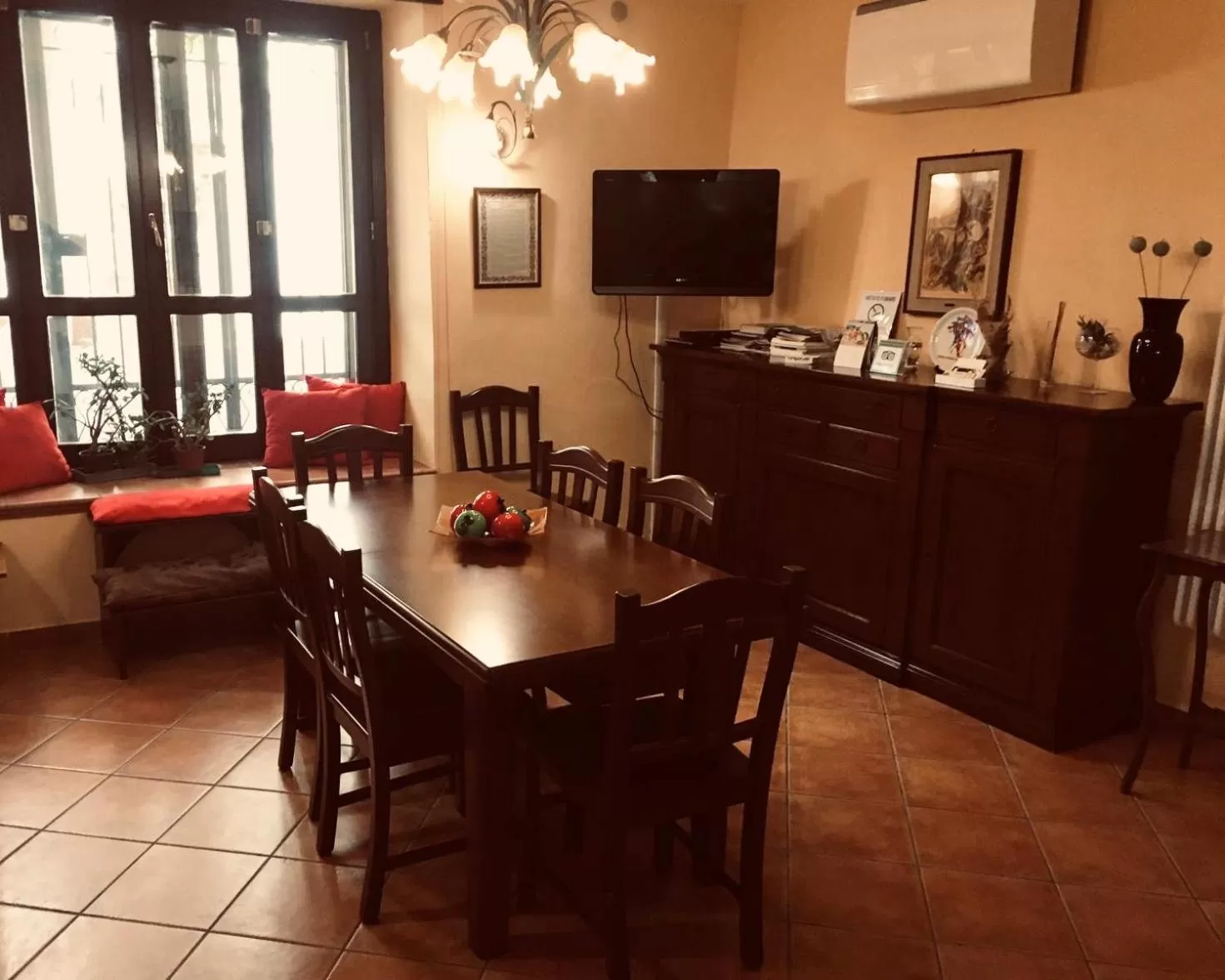 Living room in B&B Mela