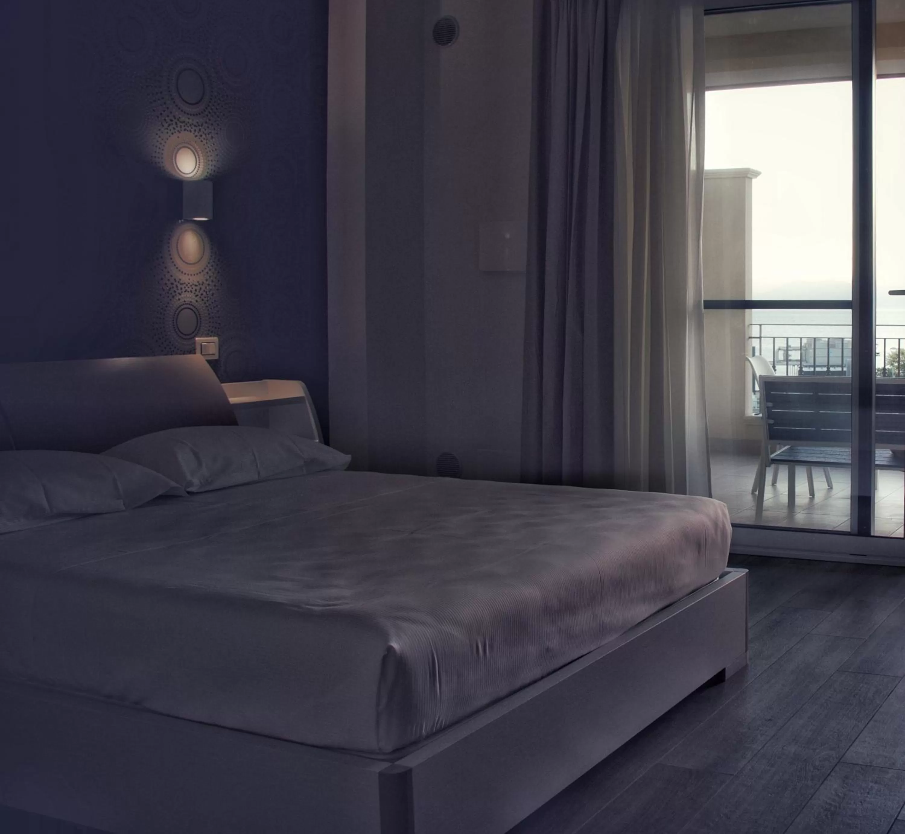 Bed in Lumarooms B&B