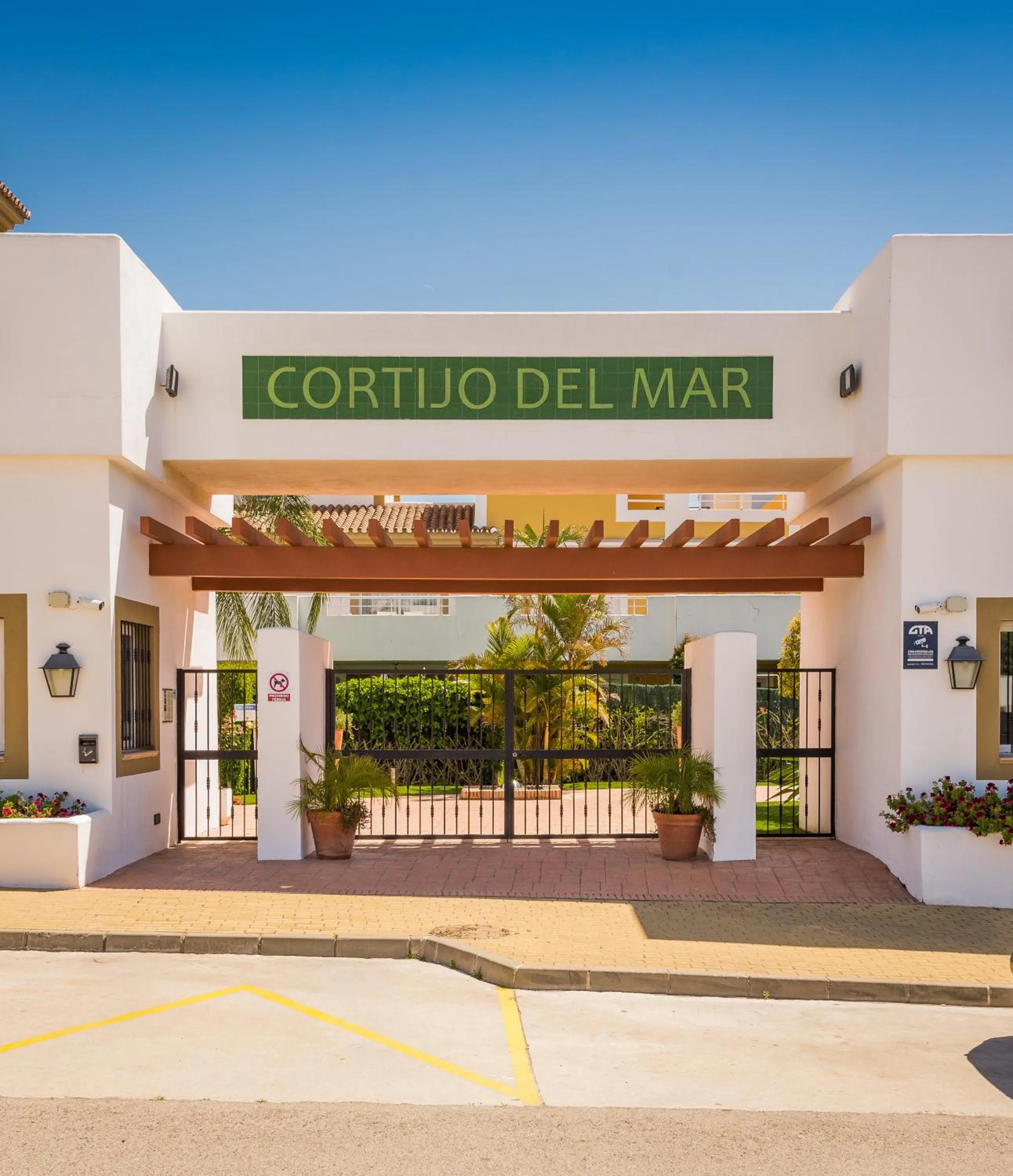 Facade/entrance in Cortijo Del Mar Resort