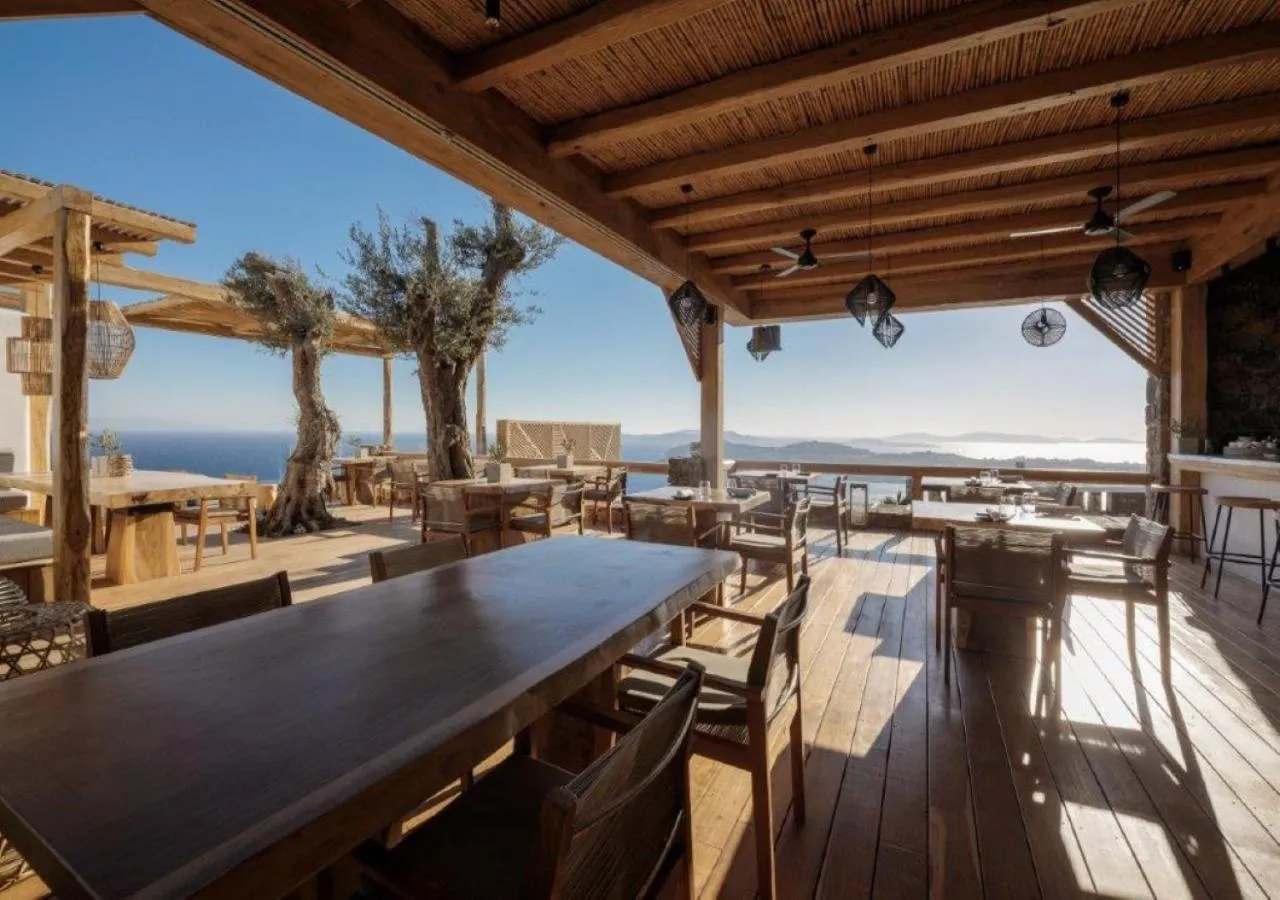 Patio in Alissachni Mykonos