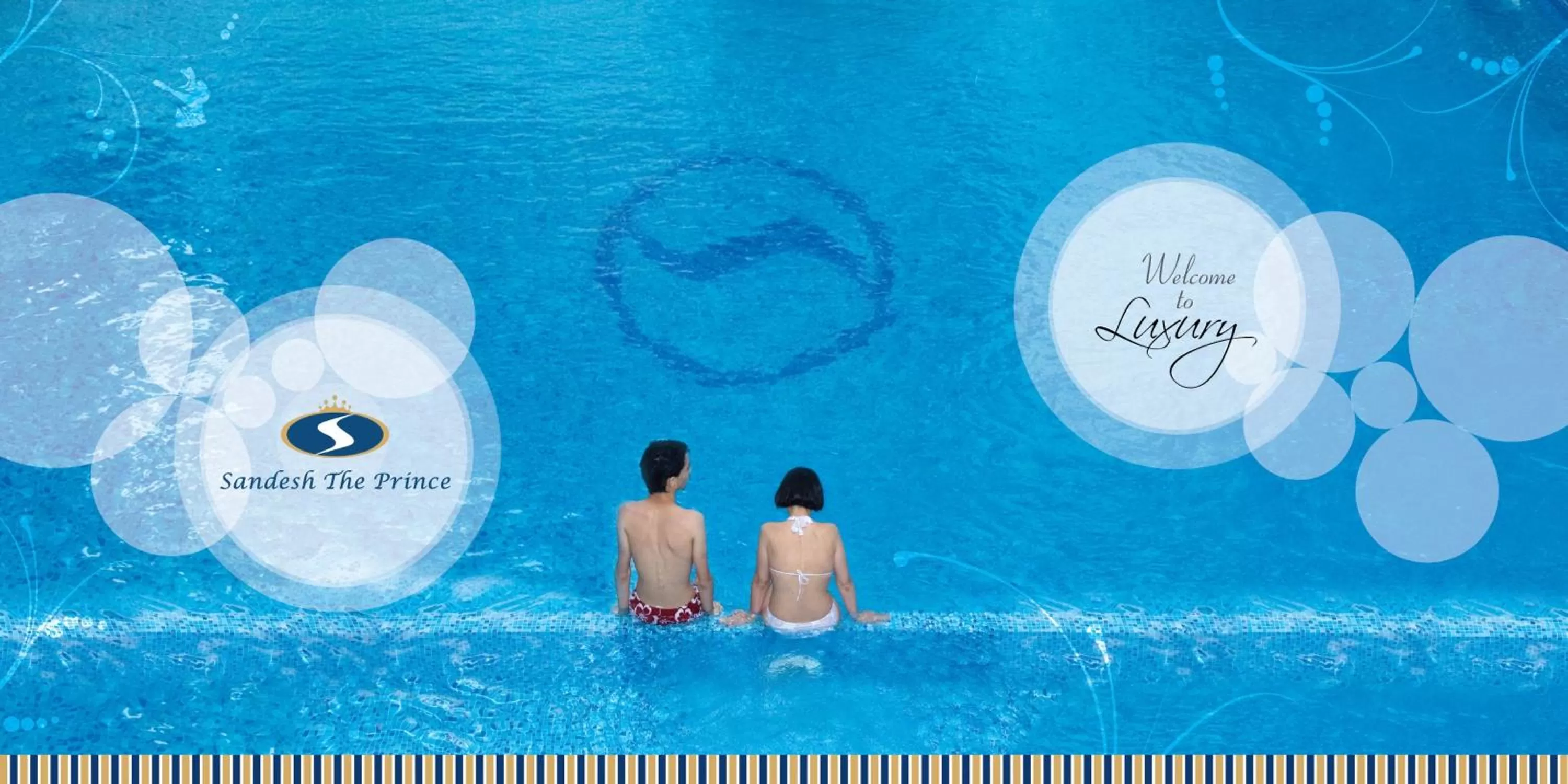 Swimming pool in Sandesh The Prince