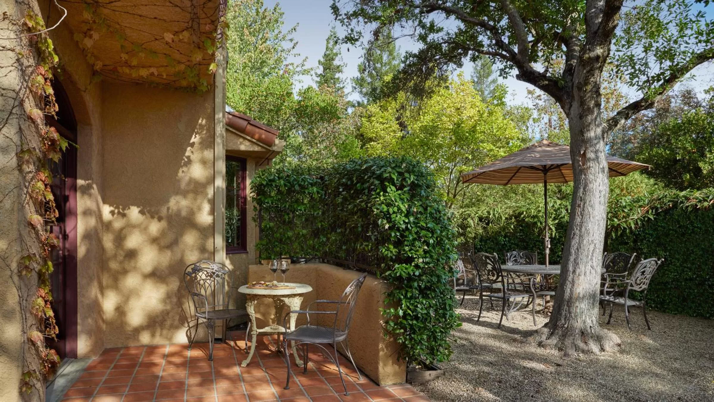 Patio in Vinarosa Resort & Spa