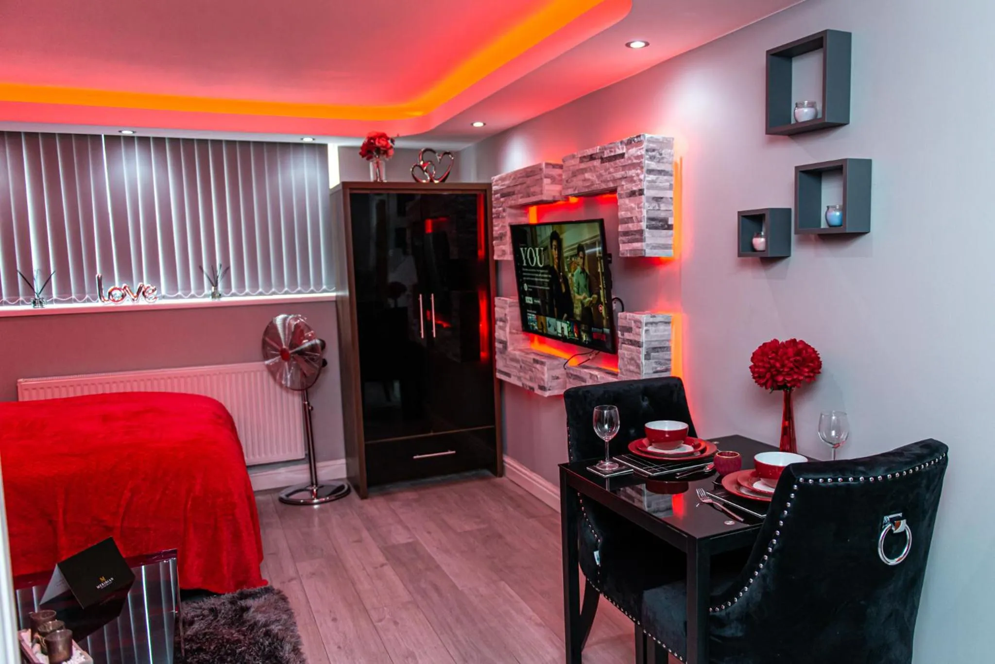 Bed in Meridian Serviced Apartments