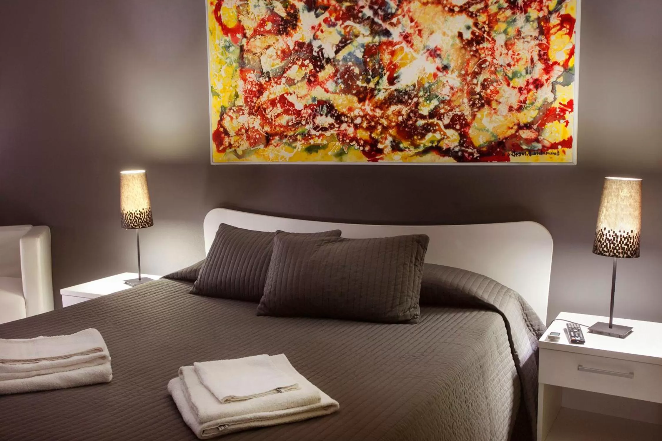 Bedroom, Bed in Villino Erminia - Seaside Art b&b