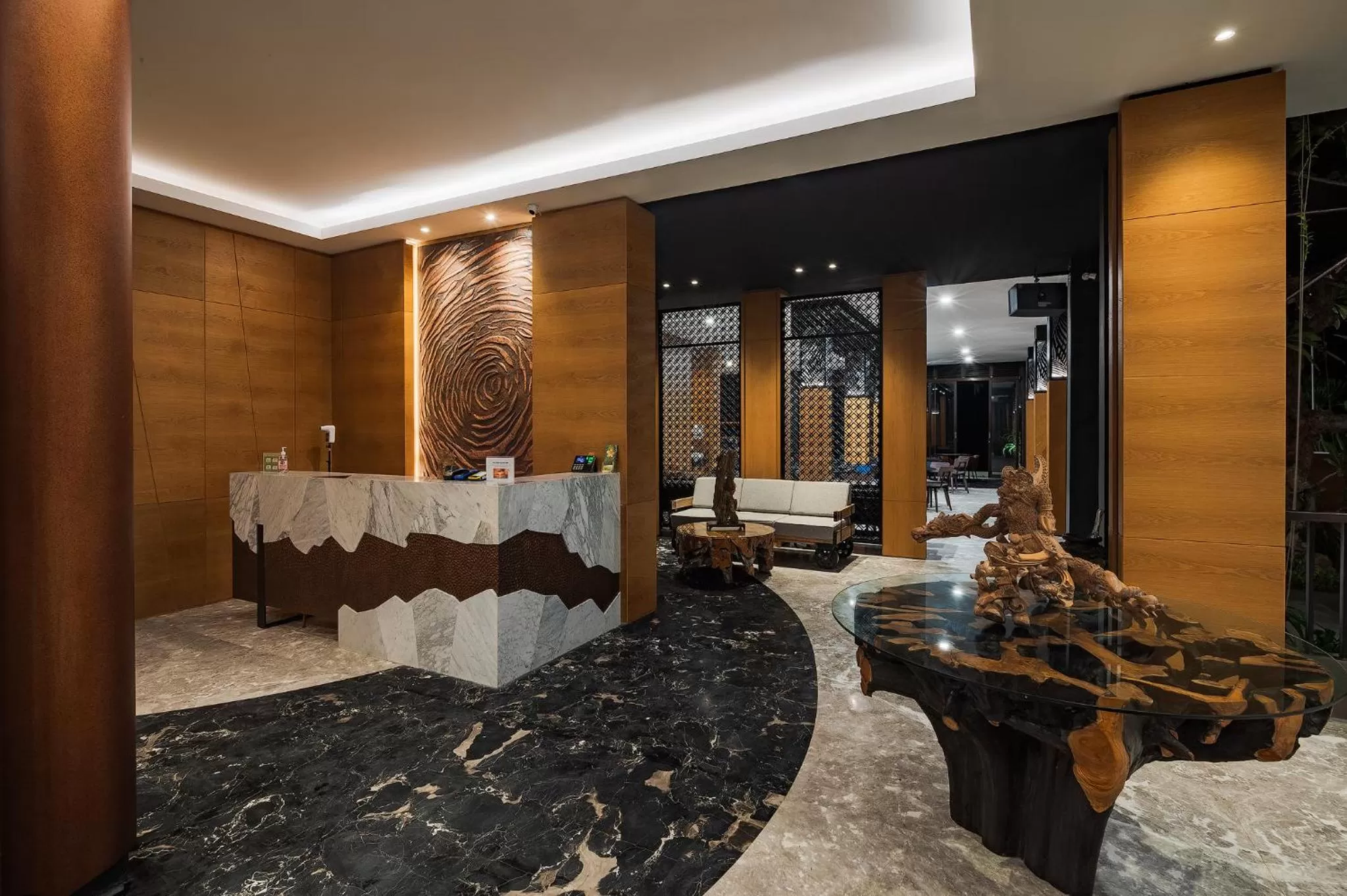 Lobby or reception in Padmasari Resort Lovina