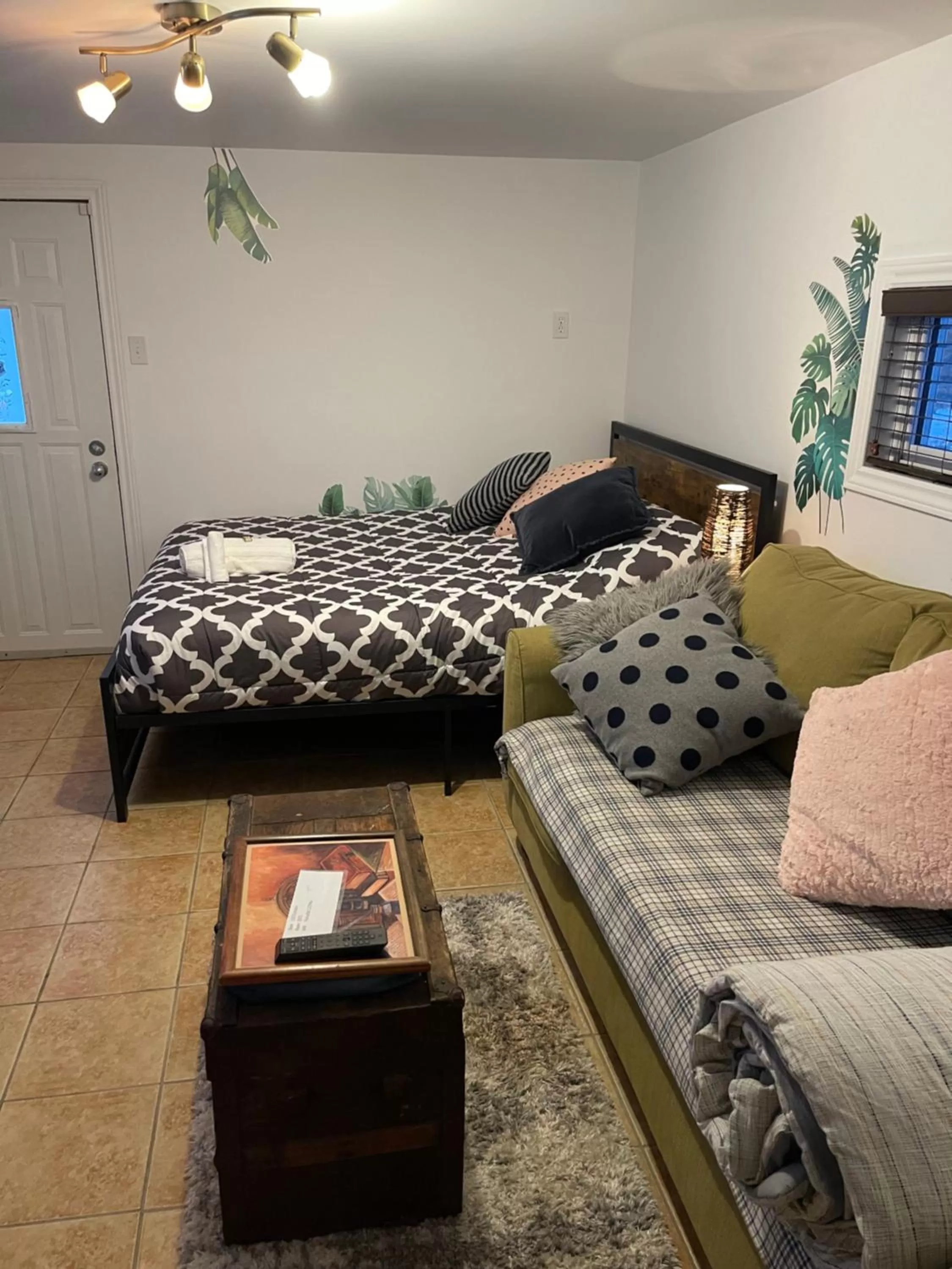 Bed in Gîte et Bistro Jazz Namasté