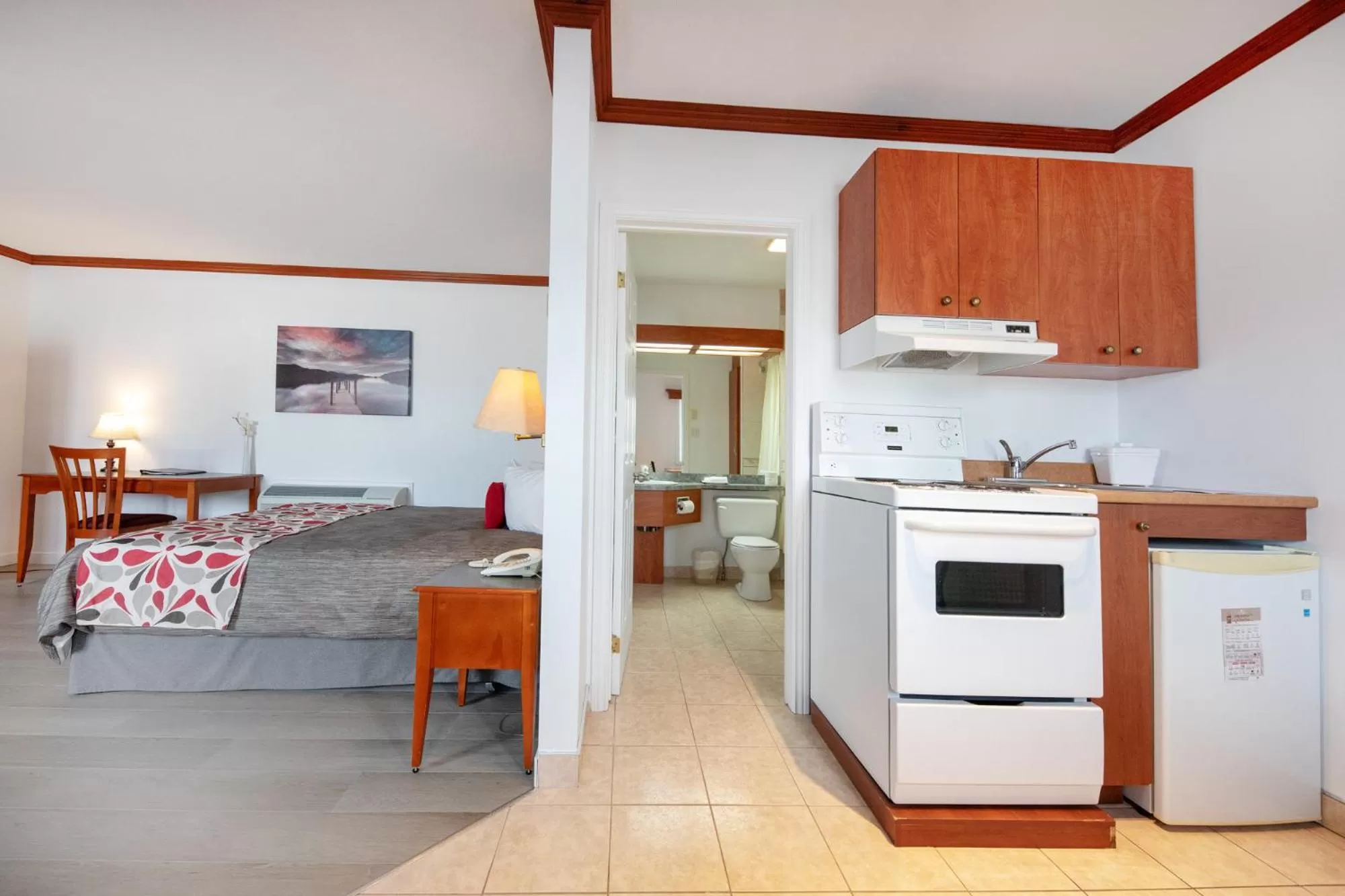 Kitchen or kitchenette in Hotel Plante