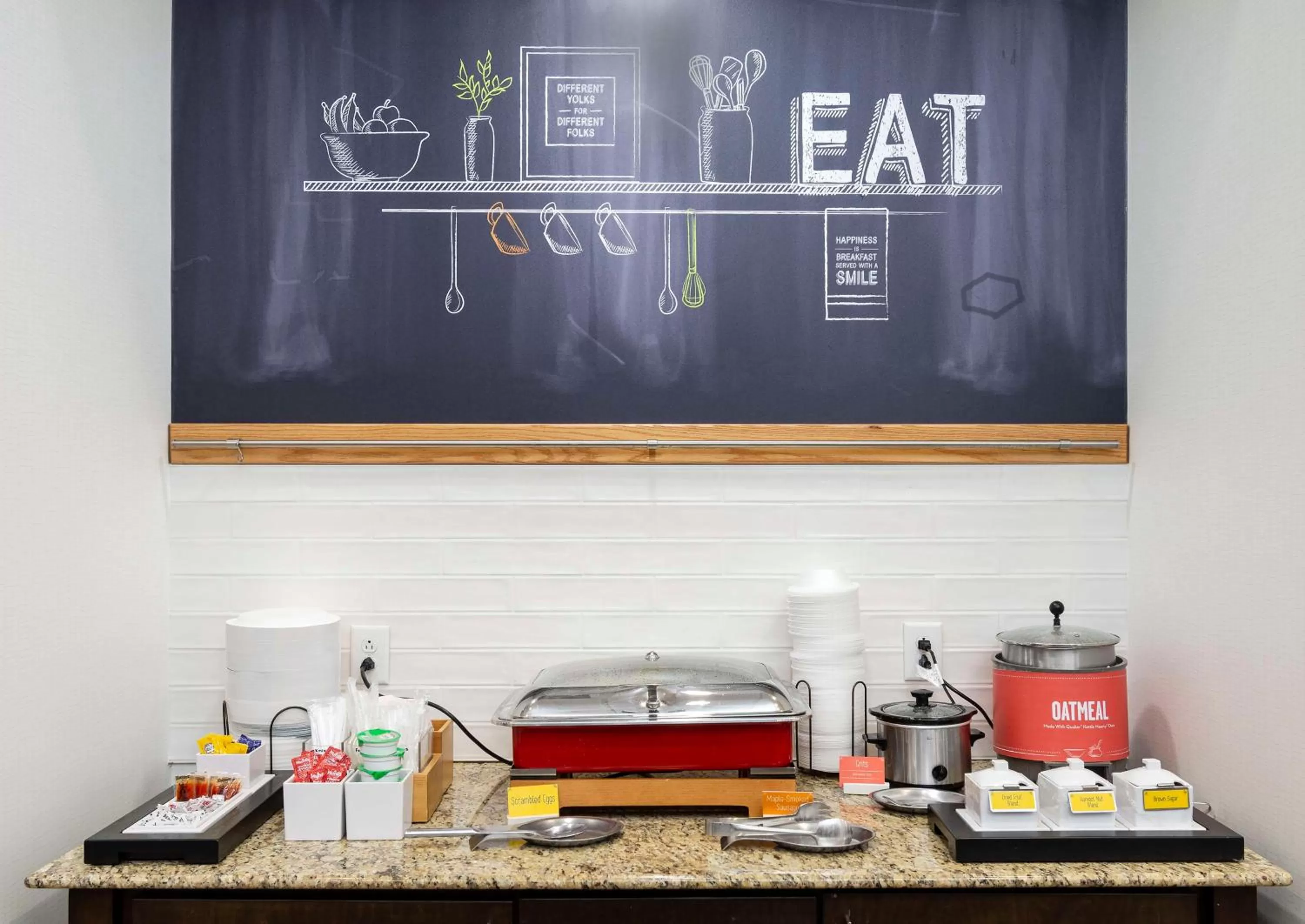 Breakfast in Hampton Inn Greenville