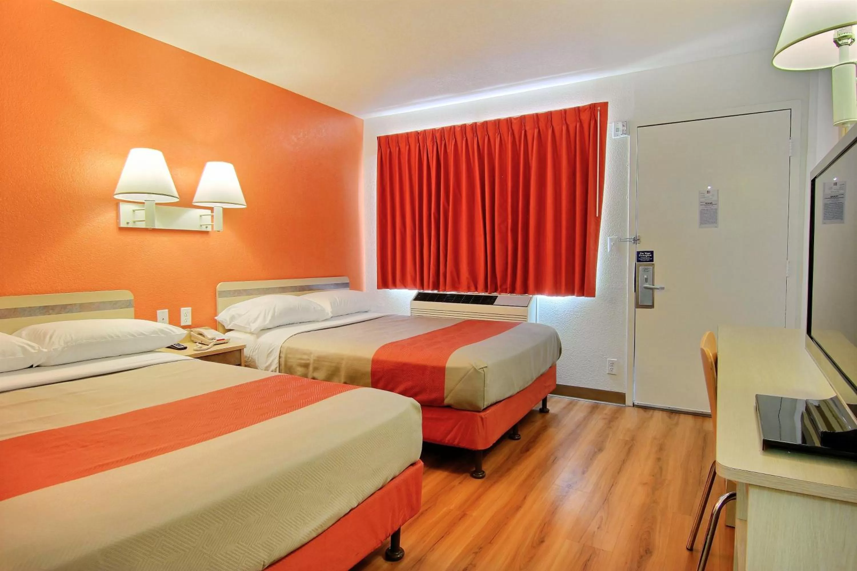 Bed in Motel 6-Kingsville, TX