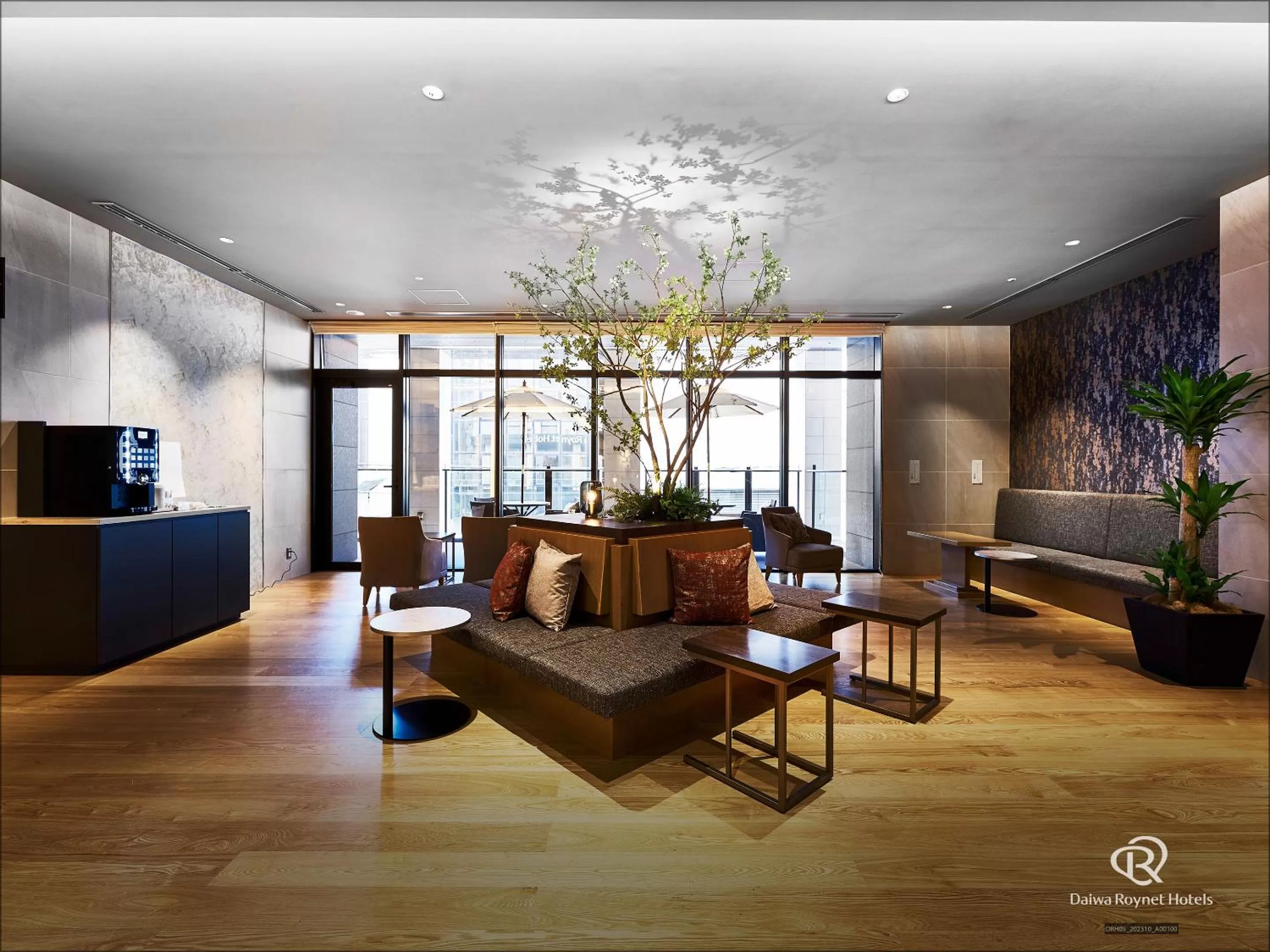 Lobby or reception in DEL style Osaka-Shinsaibashi by Daiwa Roynet Hotel