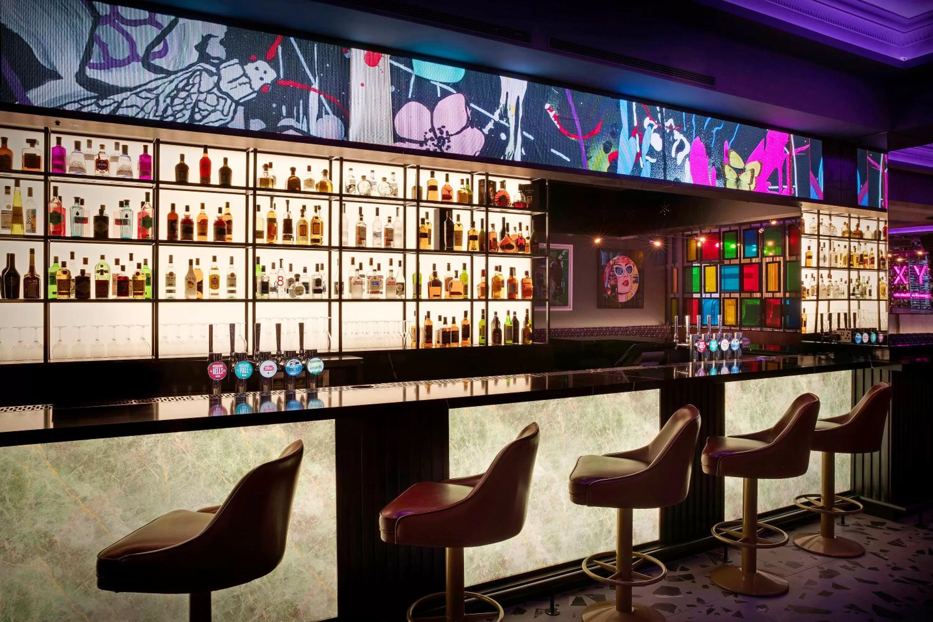 Lounge or bar in NYX Hotel London Holborn by Leonardo Hotels