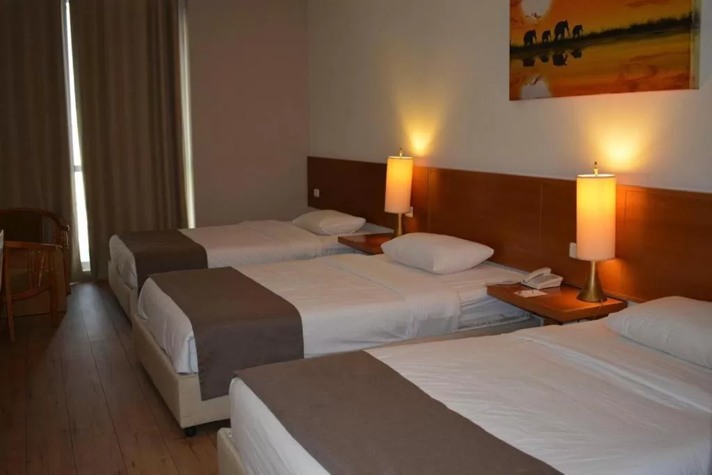 Photo of the whole room, Bed in Caesar Hotel Ramallah