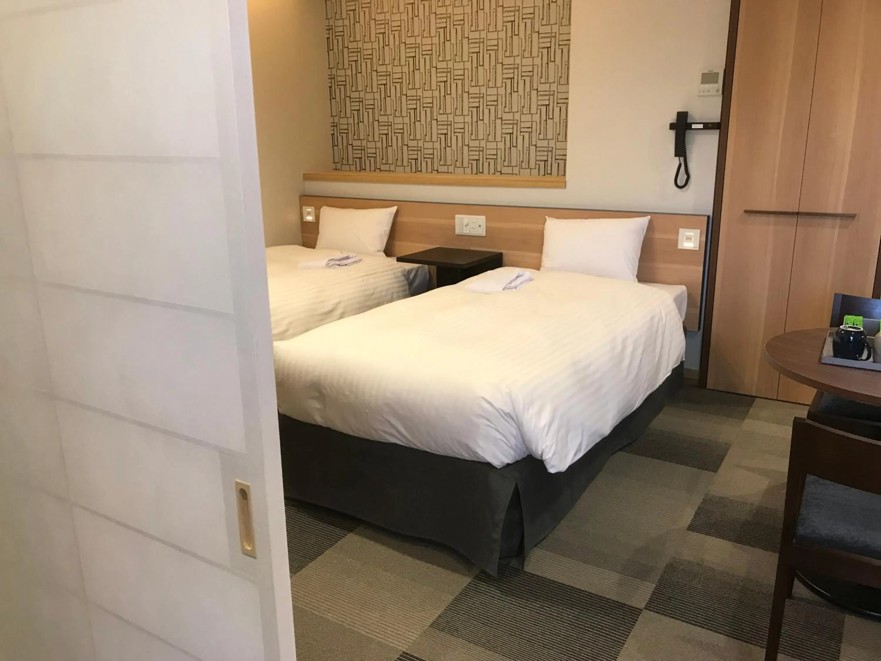 Bed in Hotel Yururito Osaka