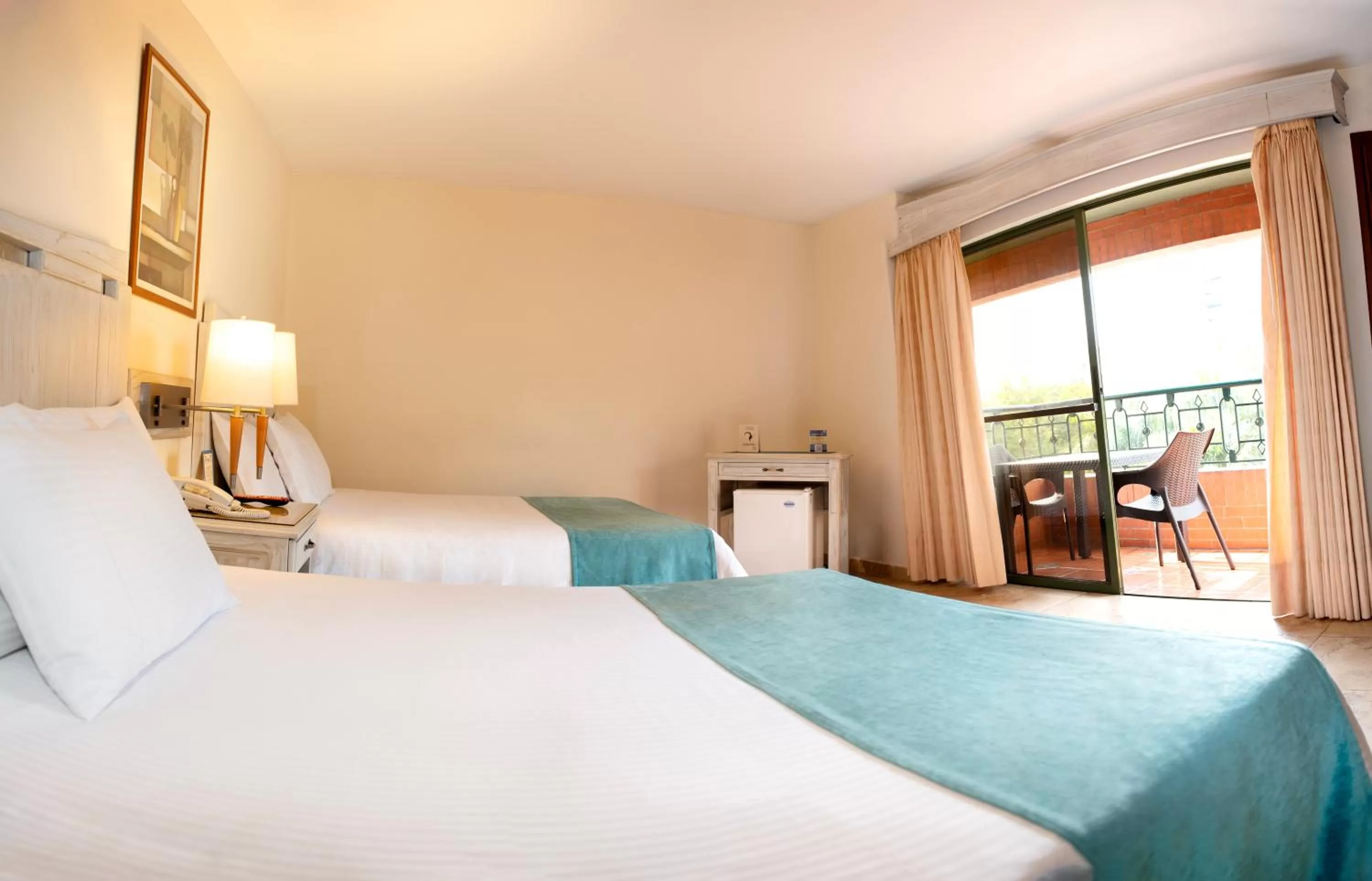 Bed in Hotel Obelisco