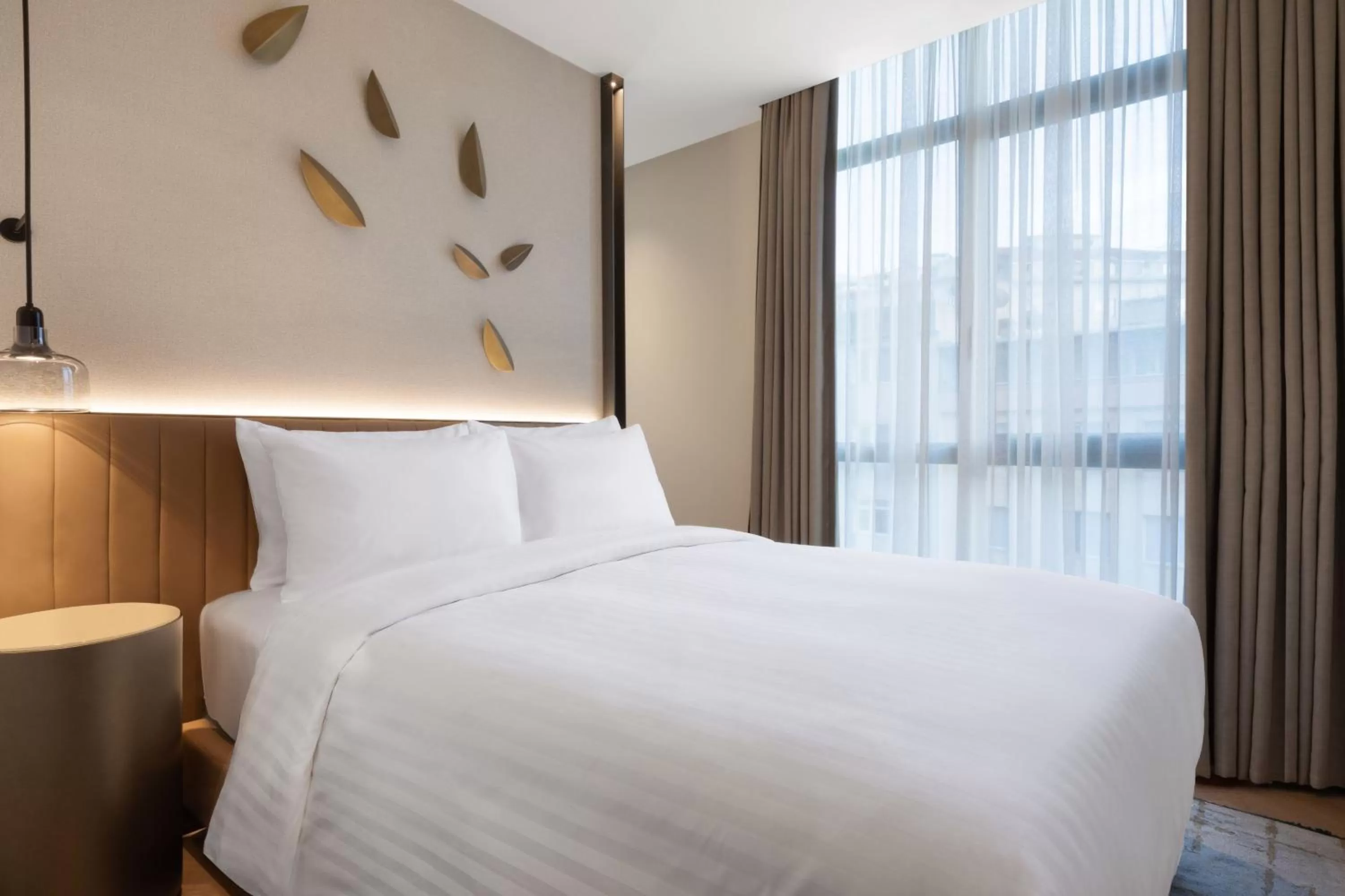 Bedroom, Bed in Marriott Executive Apartments Istanbul Fulya