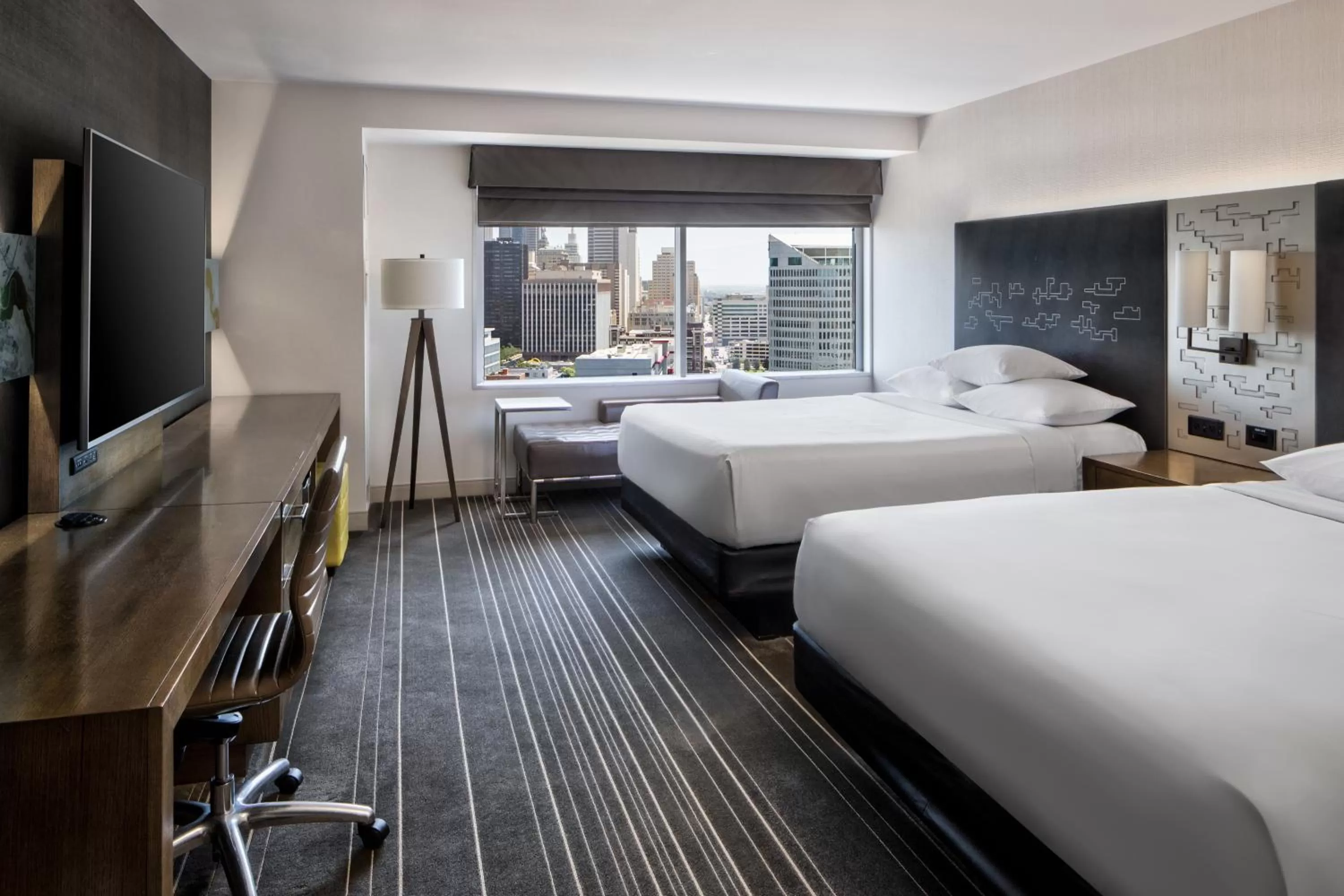 Bed in Hyatt Regency Dallas