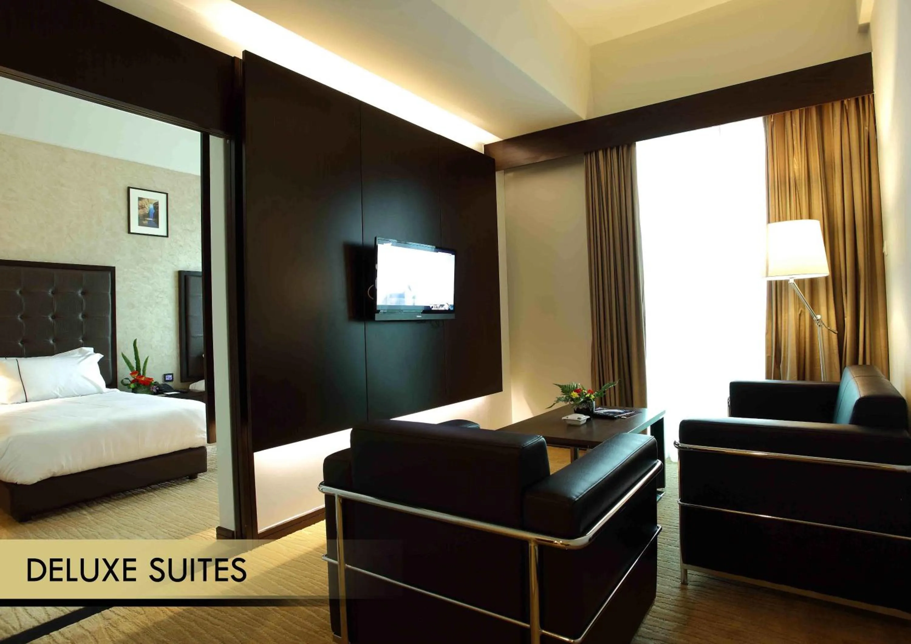 Photo of the whole room, Bed in Symphony Suites Hotel