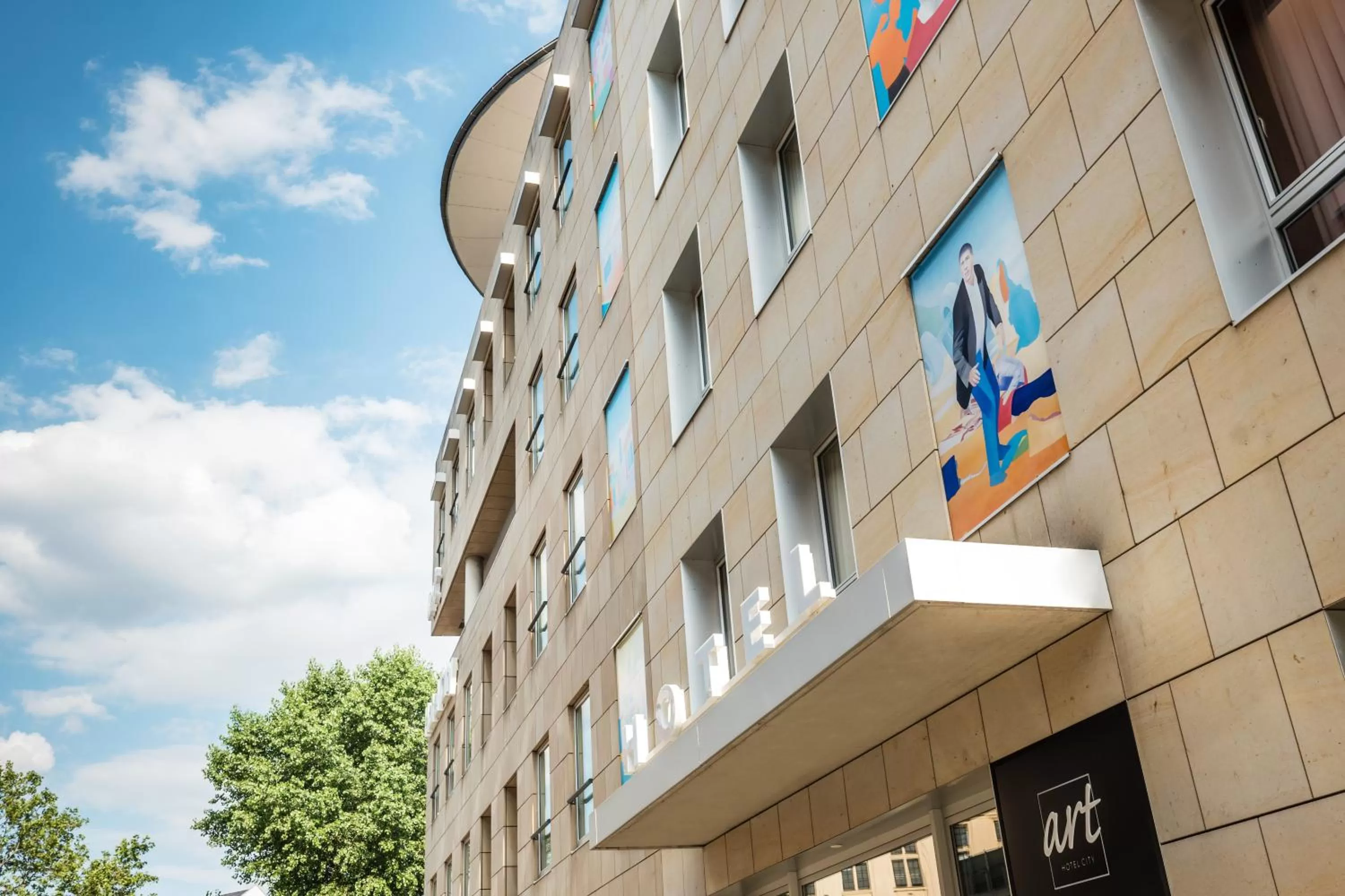 Property building in Art Hotel City Leipzig