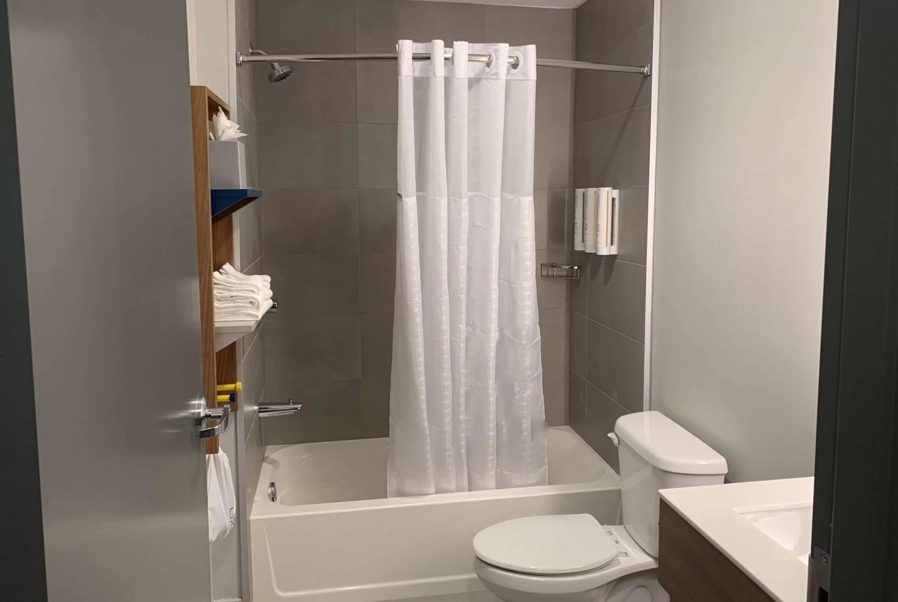 Bathroom in Microtel Inn & Suites by Wyndham Rehoboth Beach