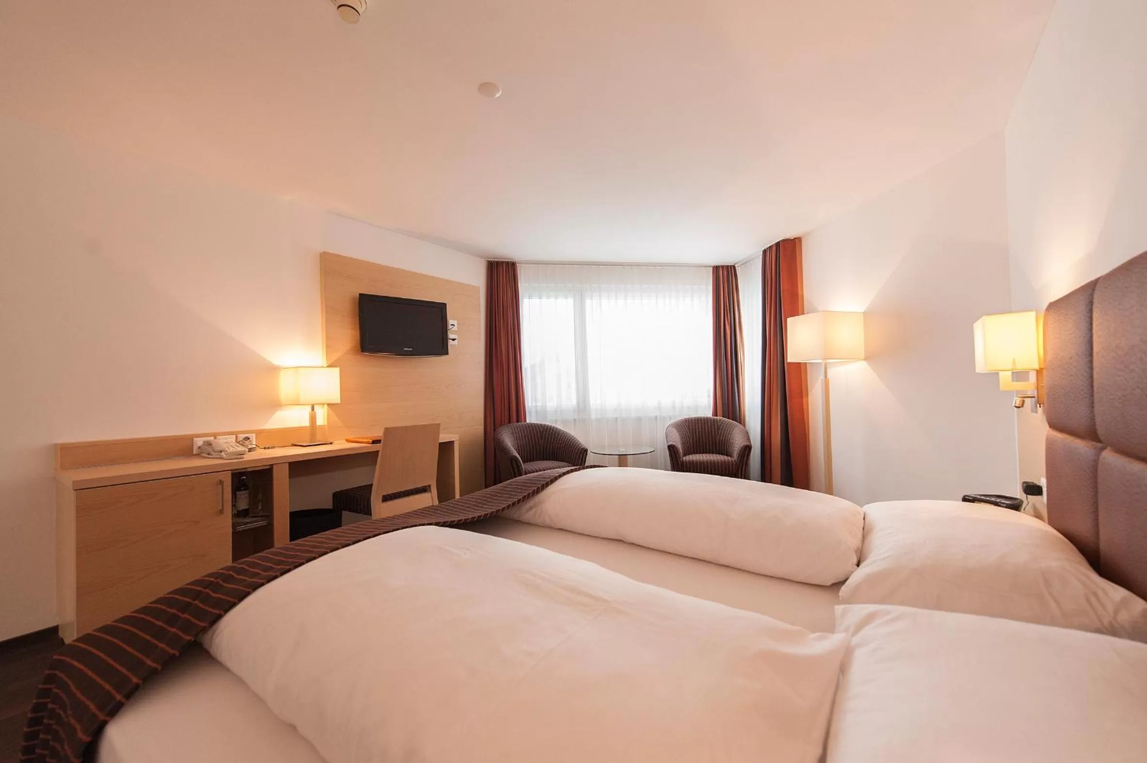 Bedroom, Bed in SeminarHotel am Ägerisee