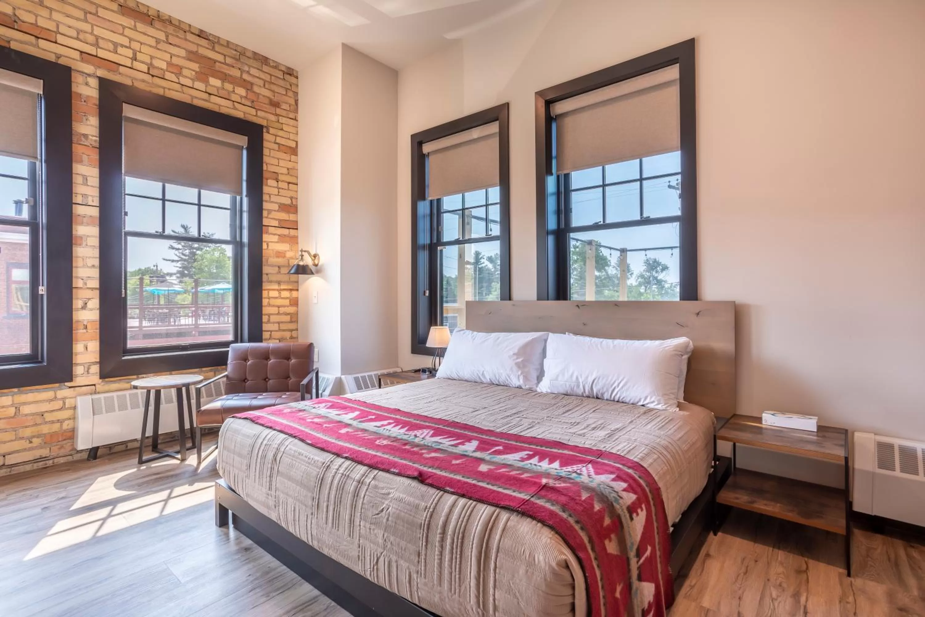 Bed in Crosby Lofts