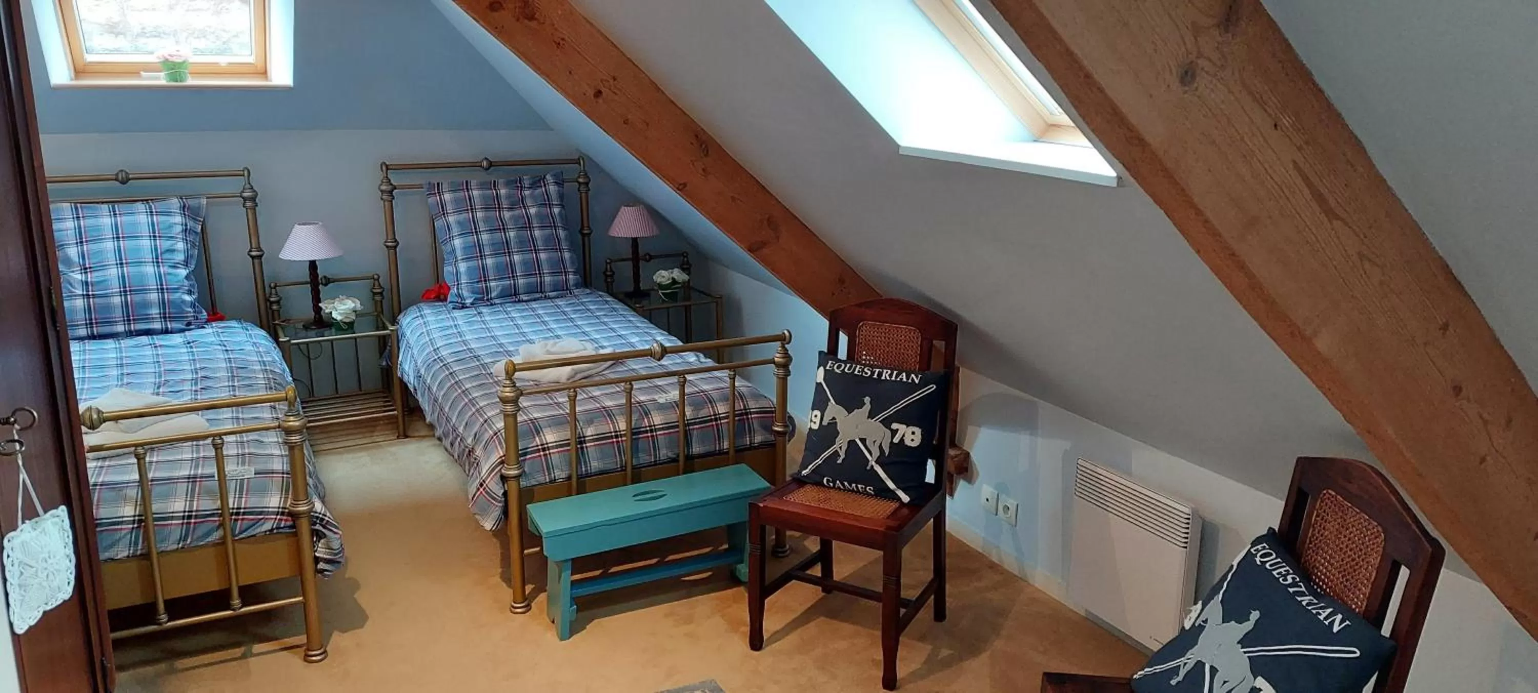 Bedroom in Manoir de Turqueville les Quatre Etoiles