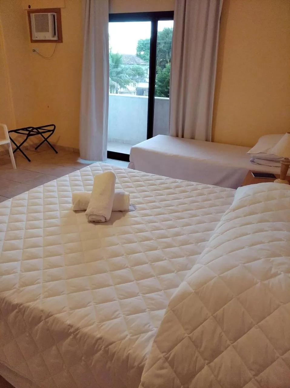 Bed in Hotel Canto do Atlântico