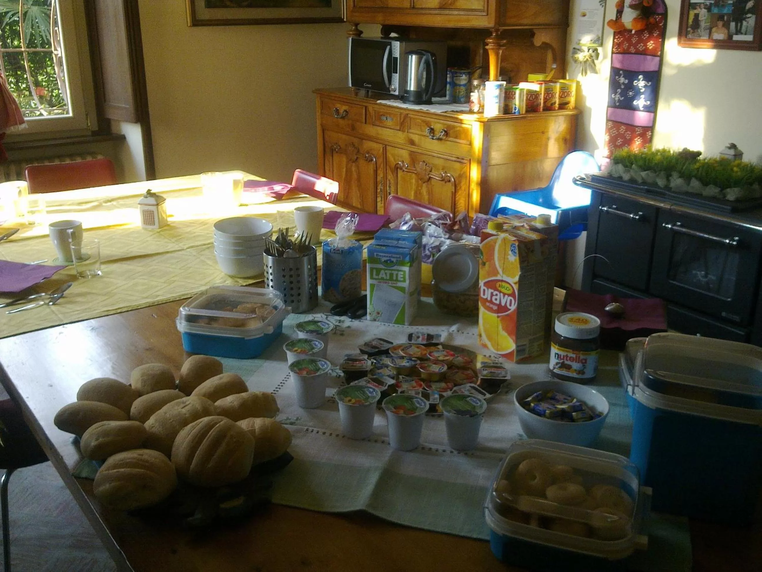 Buffet breakfast in Bed & Breakfast Villa Palma