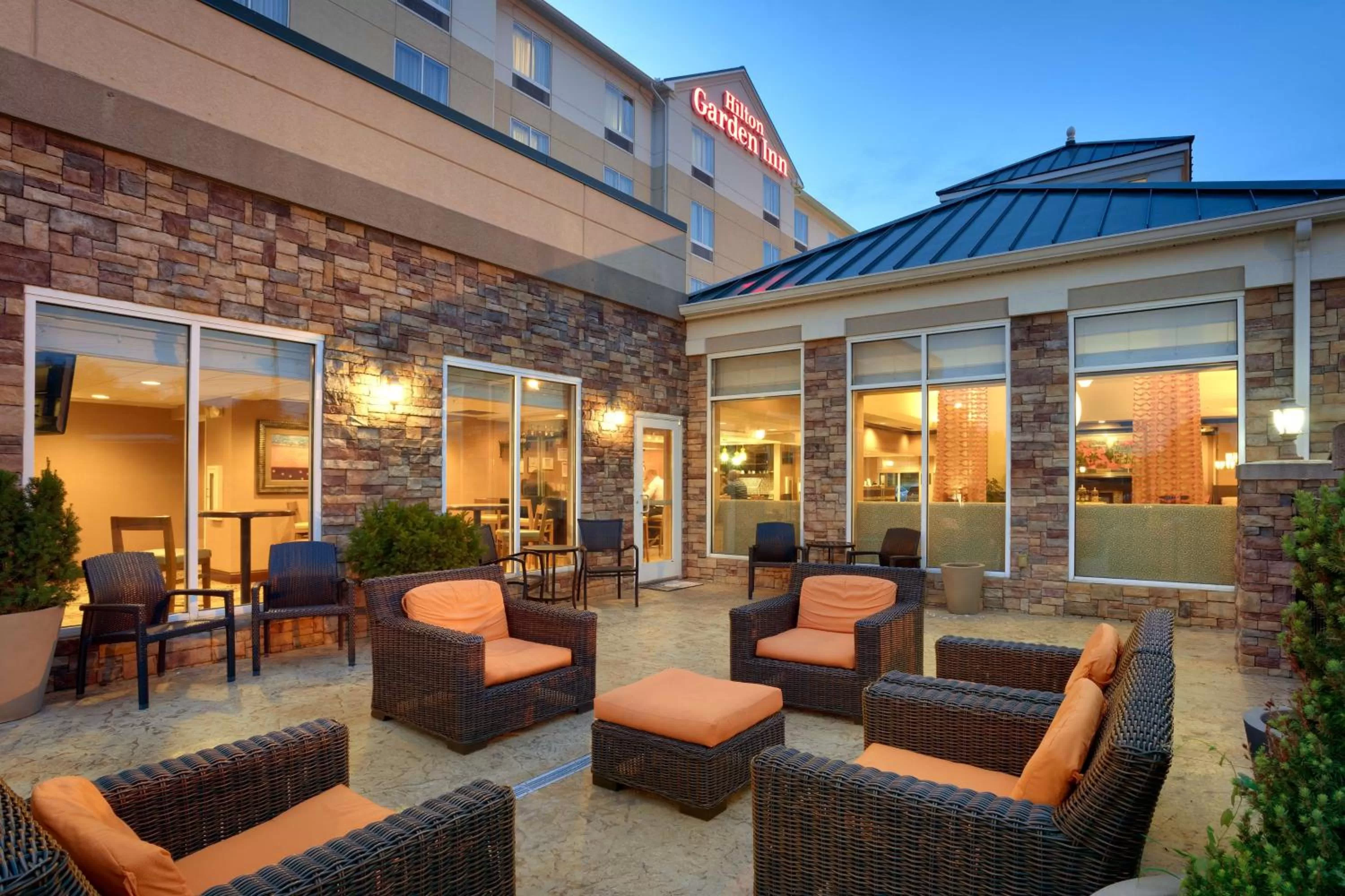 Patio in Hilton Garden Inn Clarksville