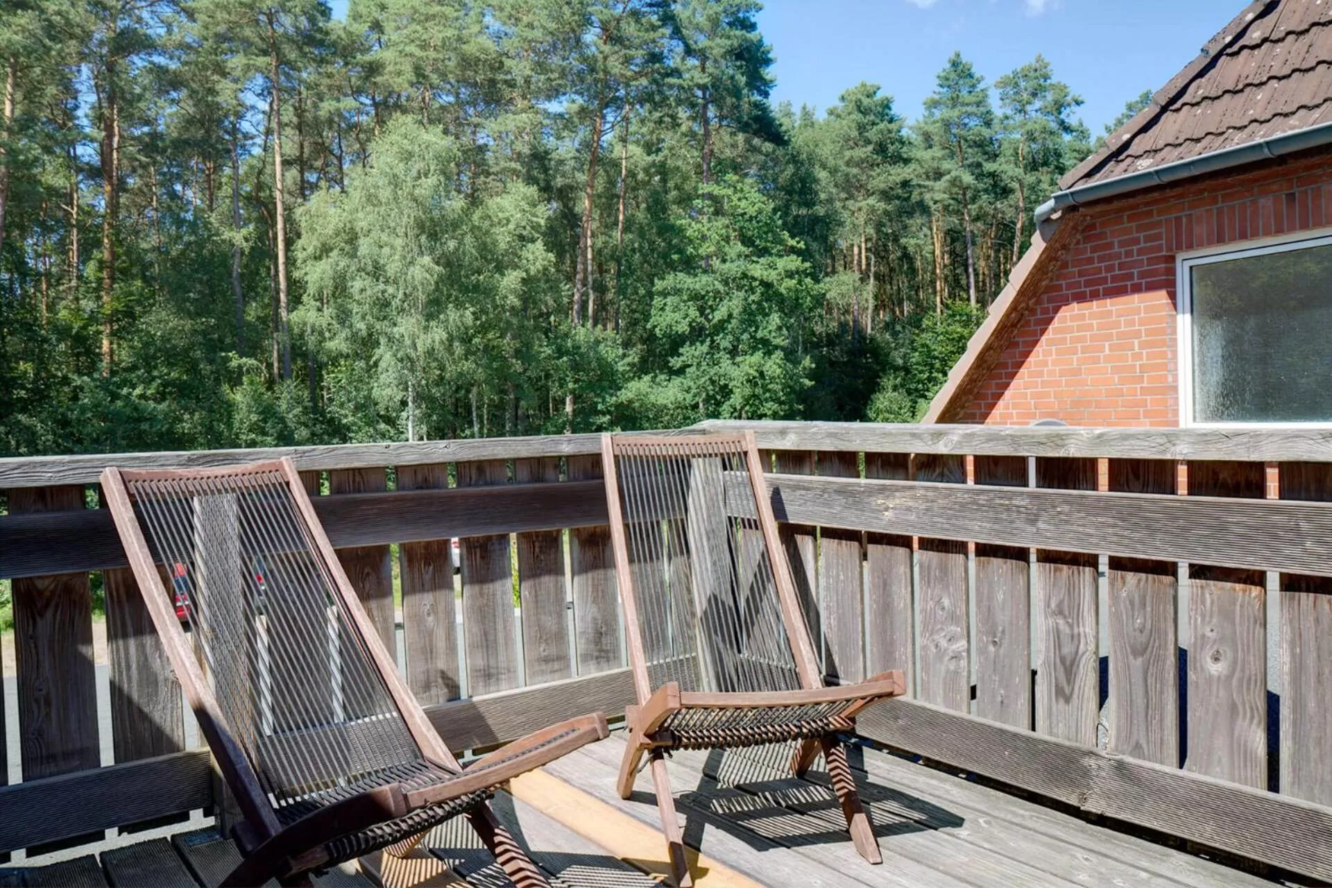 Balcony/Terrace in Biohotel Spöktal