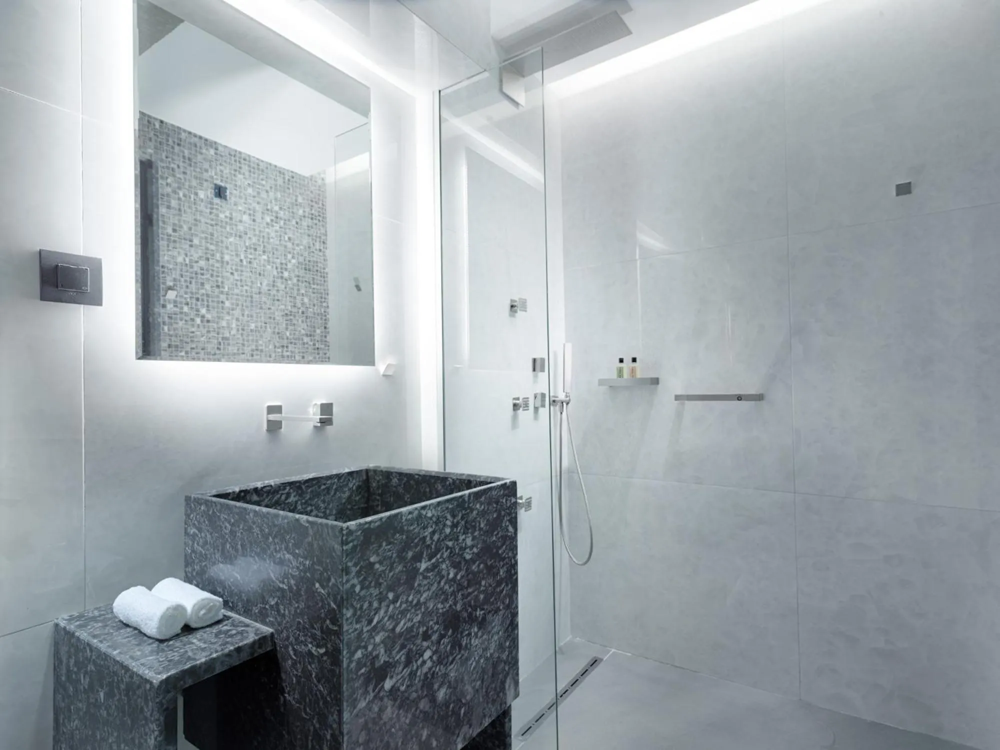 Bathroom in Nautilux Rethymno by Mage Hotels