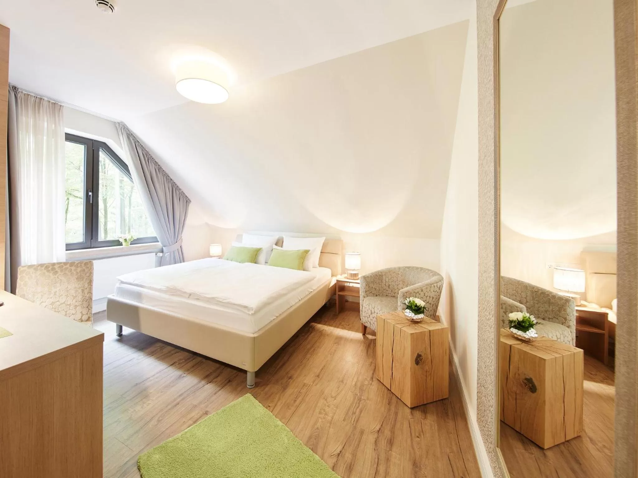 Photo of the whole room, Bed in Rodelhaus