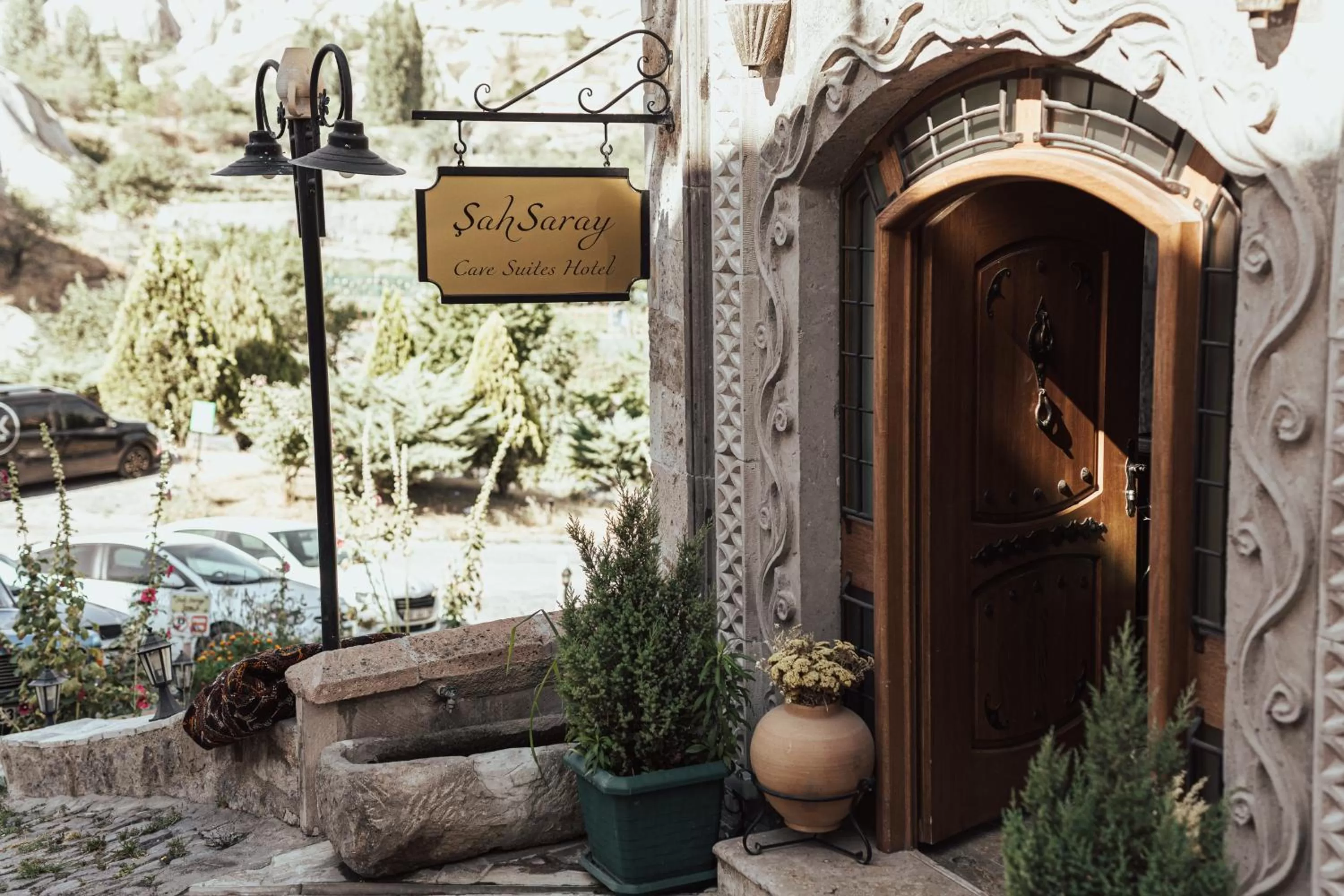 Facade/entrance in Şah Saray Cave Suites Halal Hotel