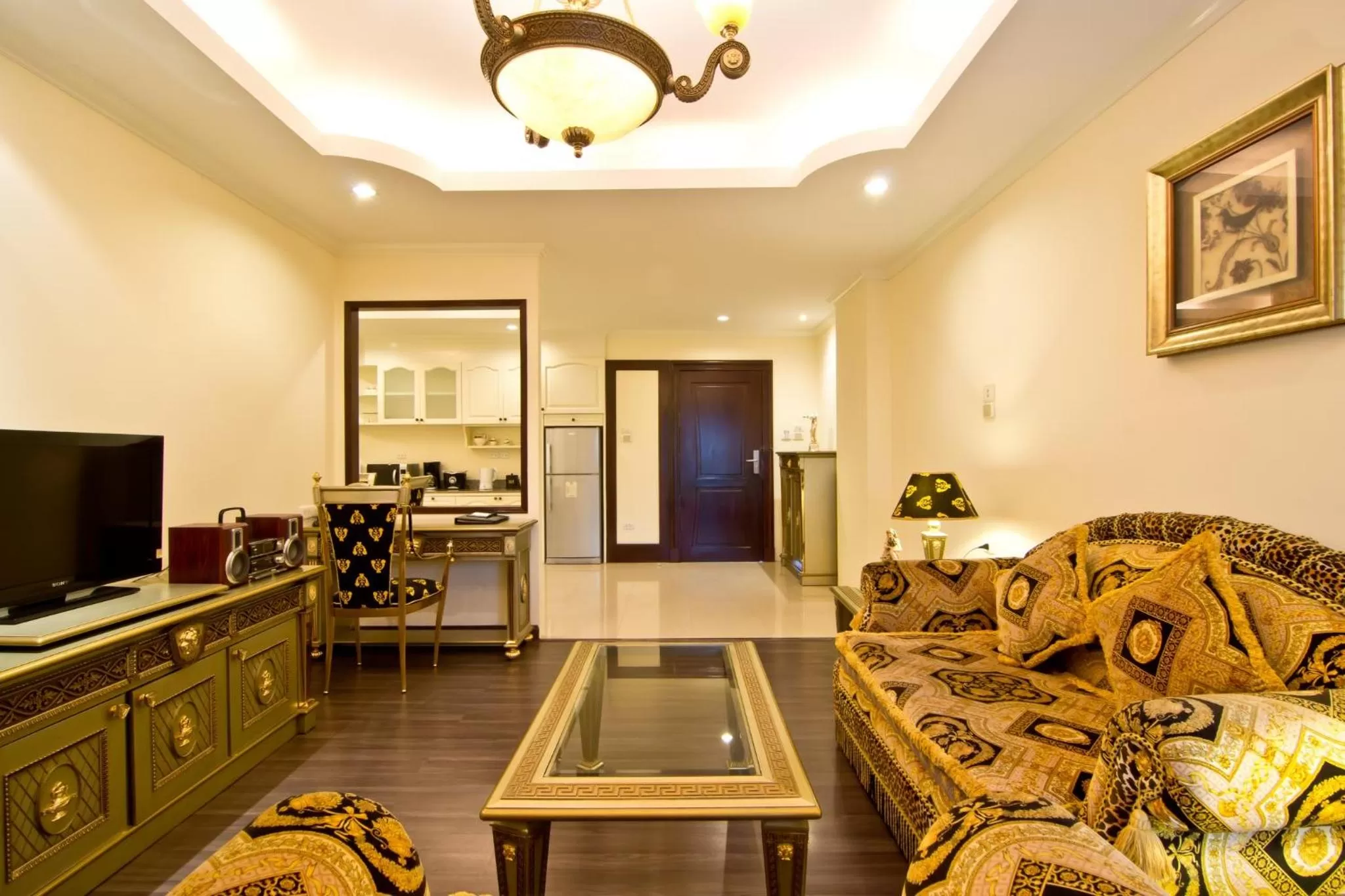 Living room in LK Royal Suite