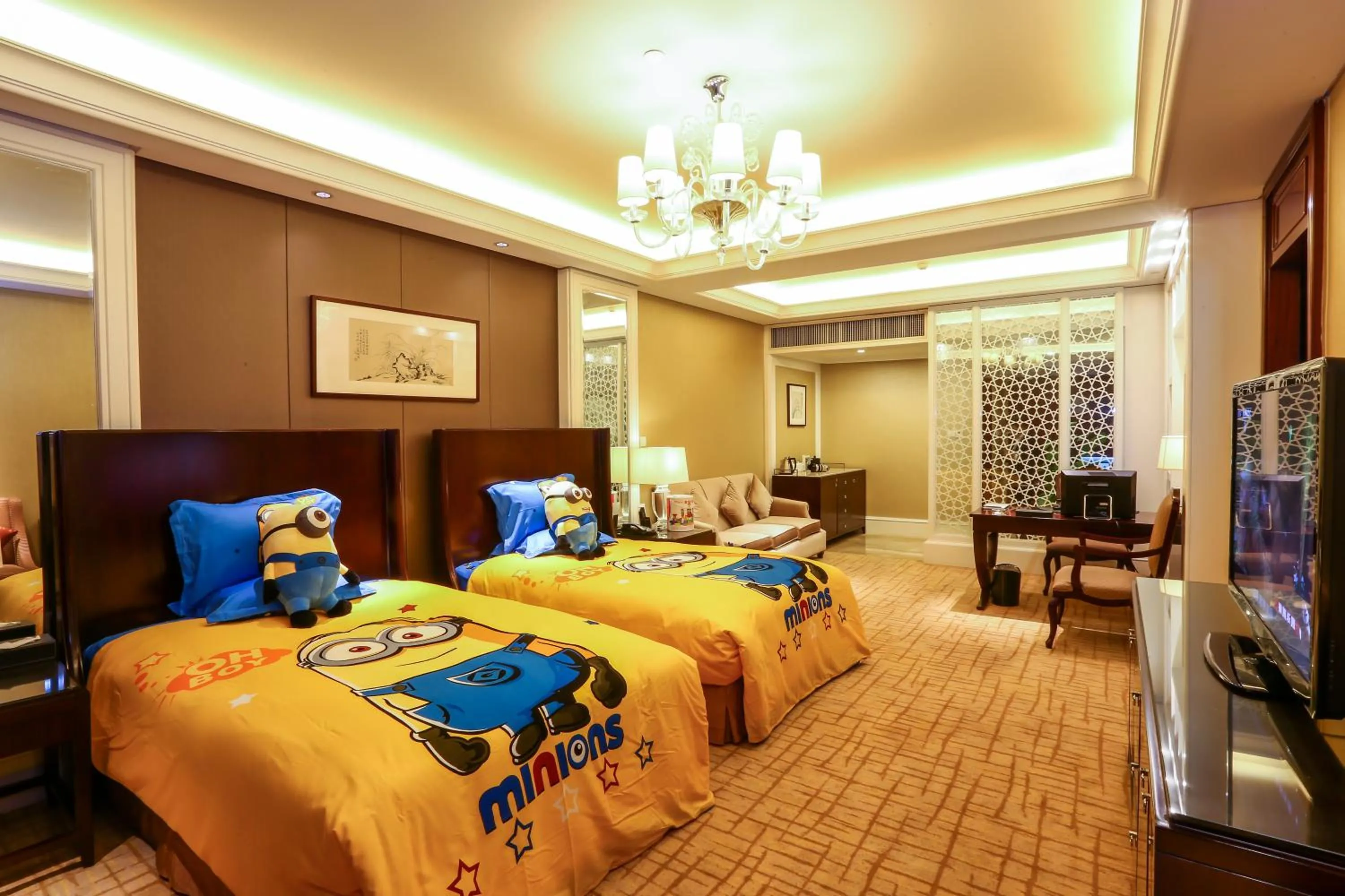 Photo of the whole room, Bed in Your World International Conference Centre Hotel