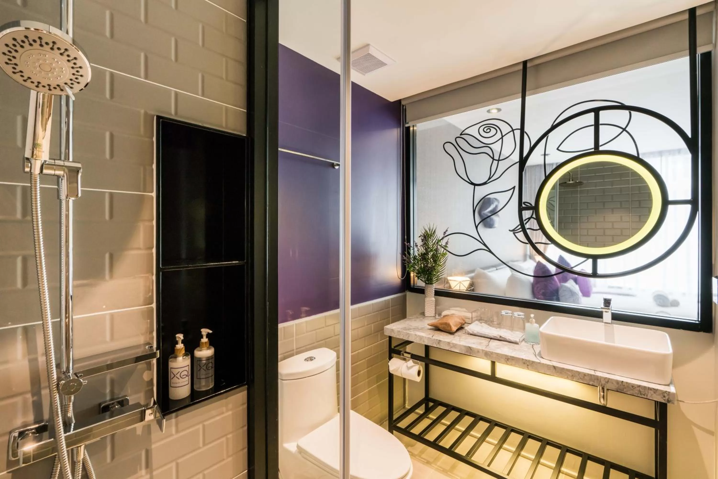 Bathroom in XQ Pattaya Hotel