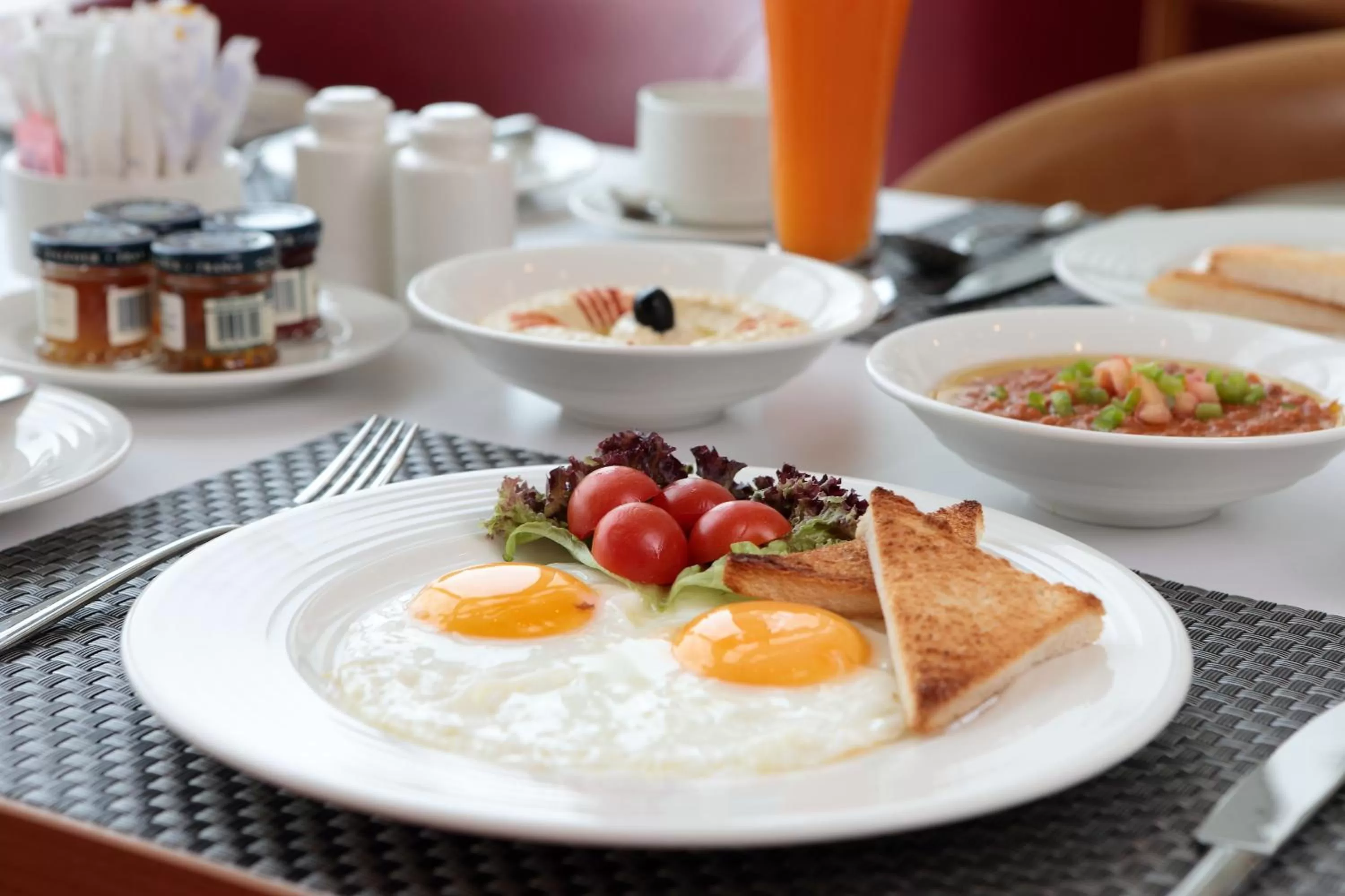 Buffet breakfast in Novotel Jazan