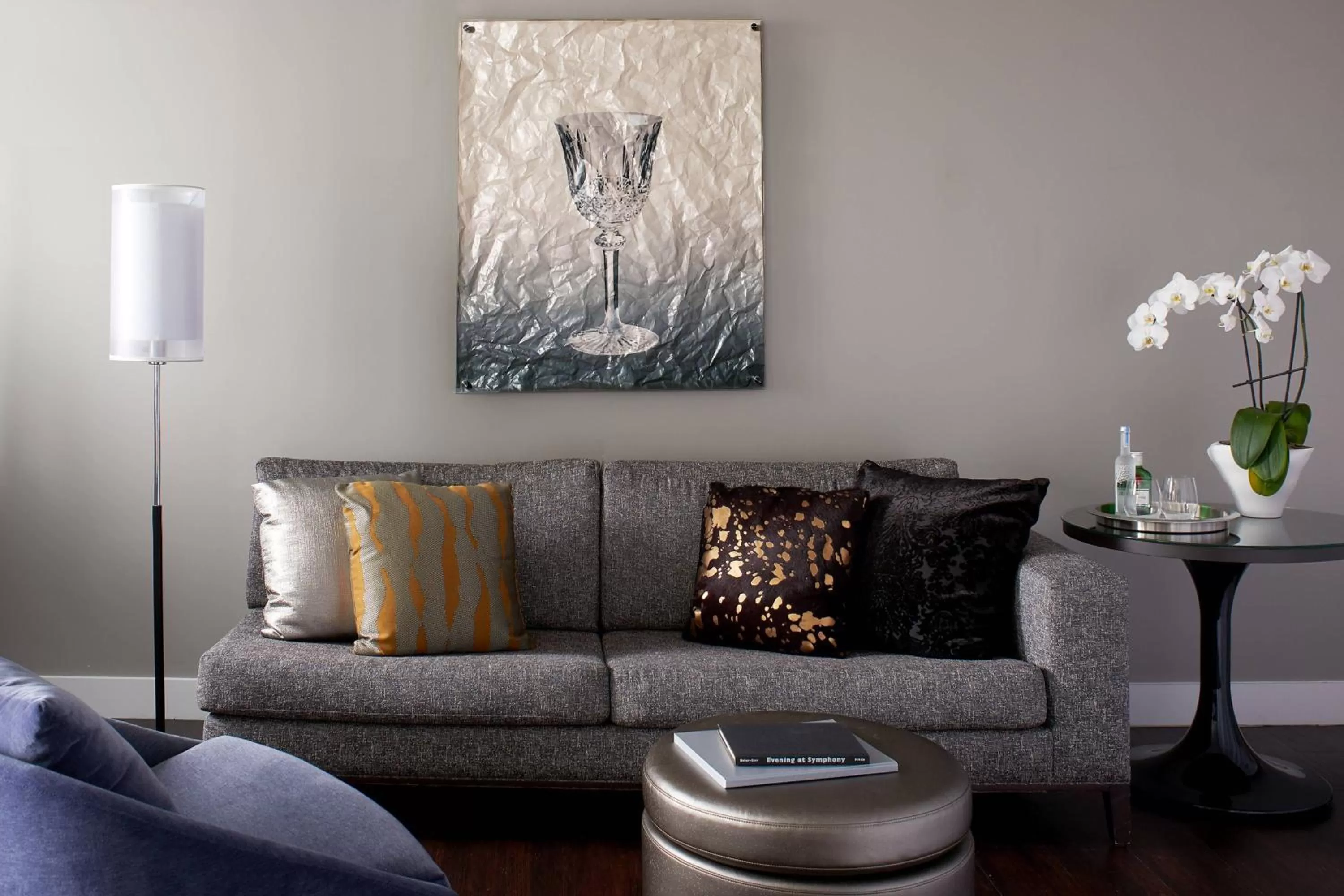 Living room in W Boston