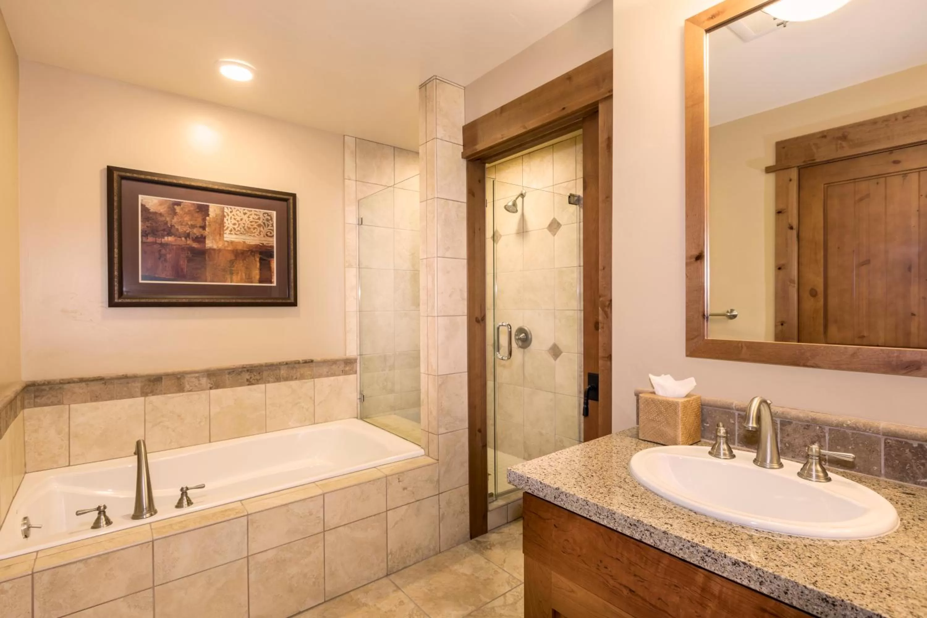 Bathroom in East West Hospitality at Tahoe