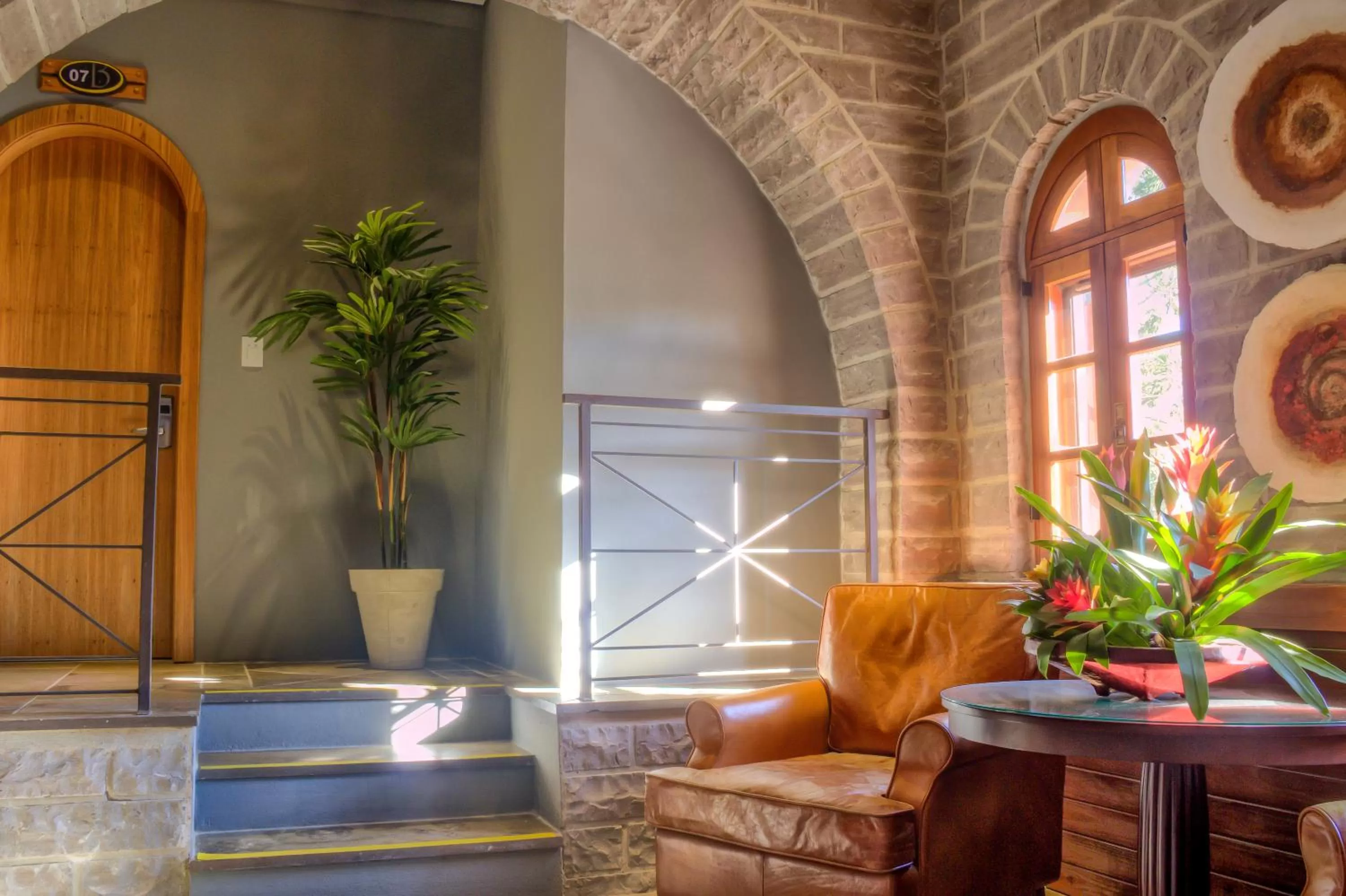 Decorative detail in Pousada Castello Benvenutti