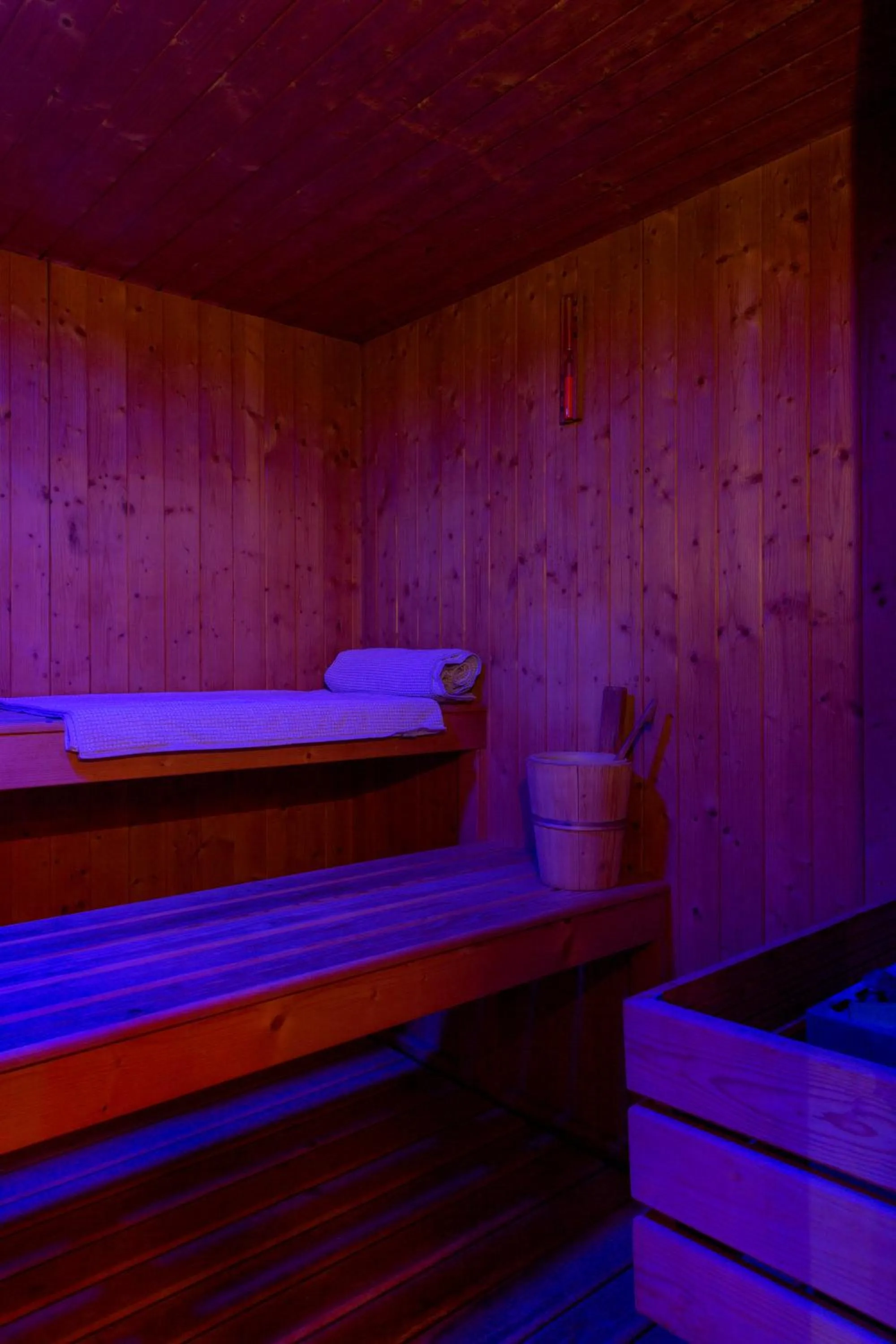 Sauna, Bed in Hotel Campagnola