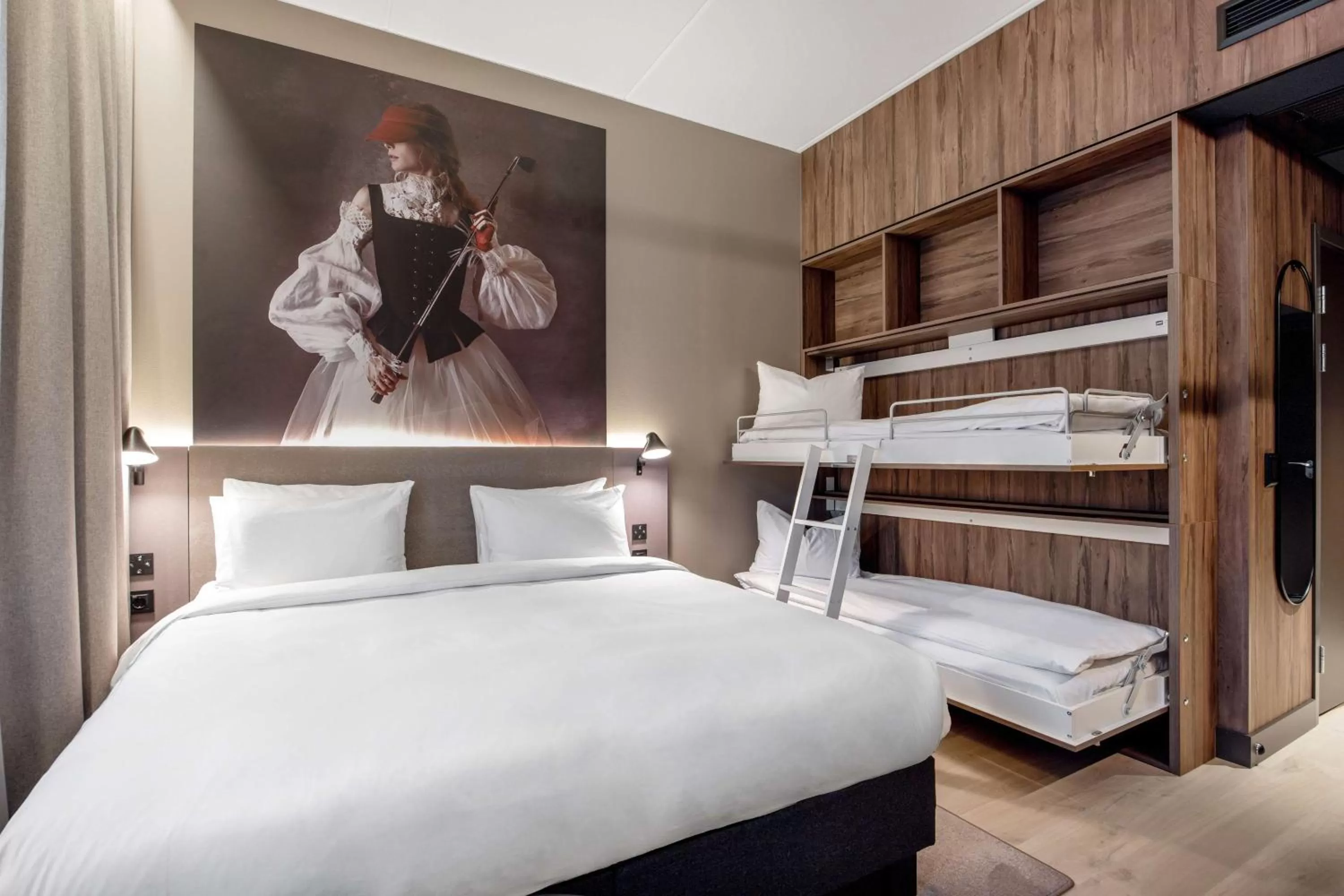 Bedroom, Bed in Radisson RED Oslo Økern