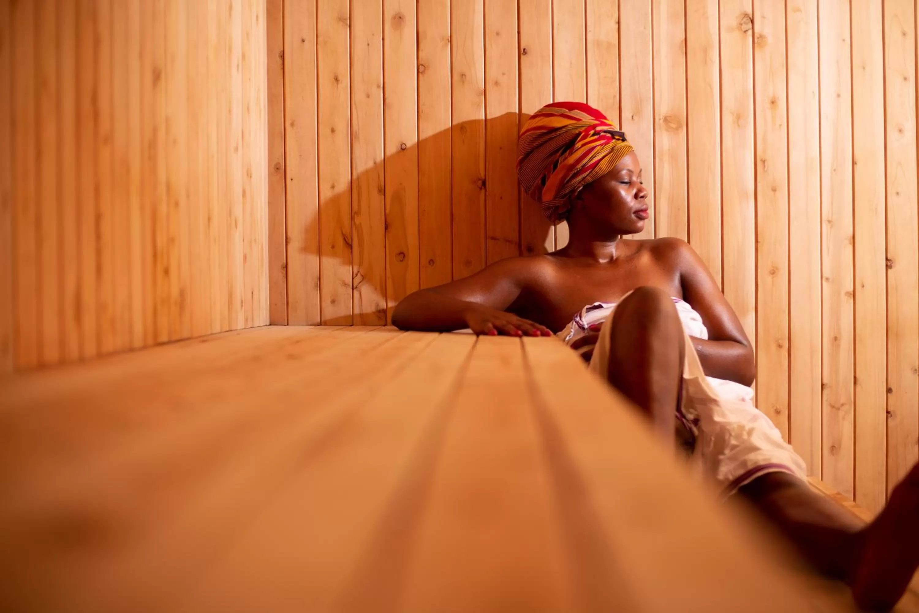 Sauna in Nyaika Hotel