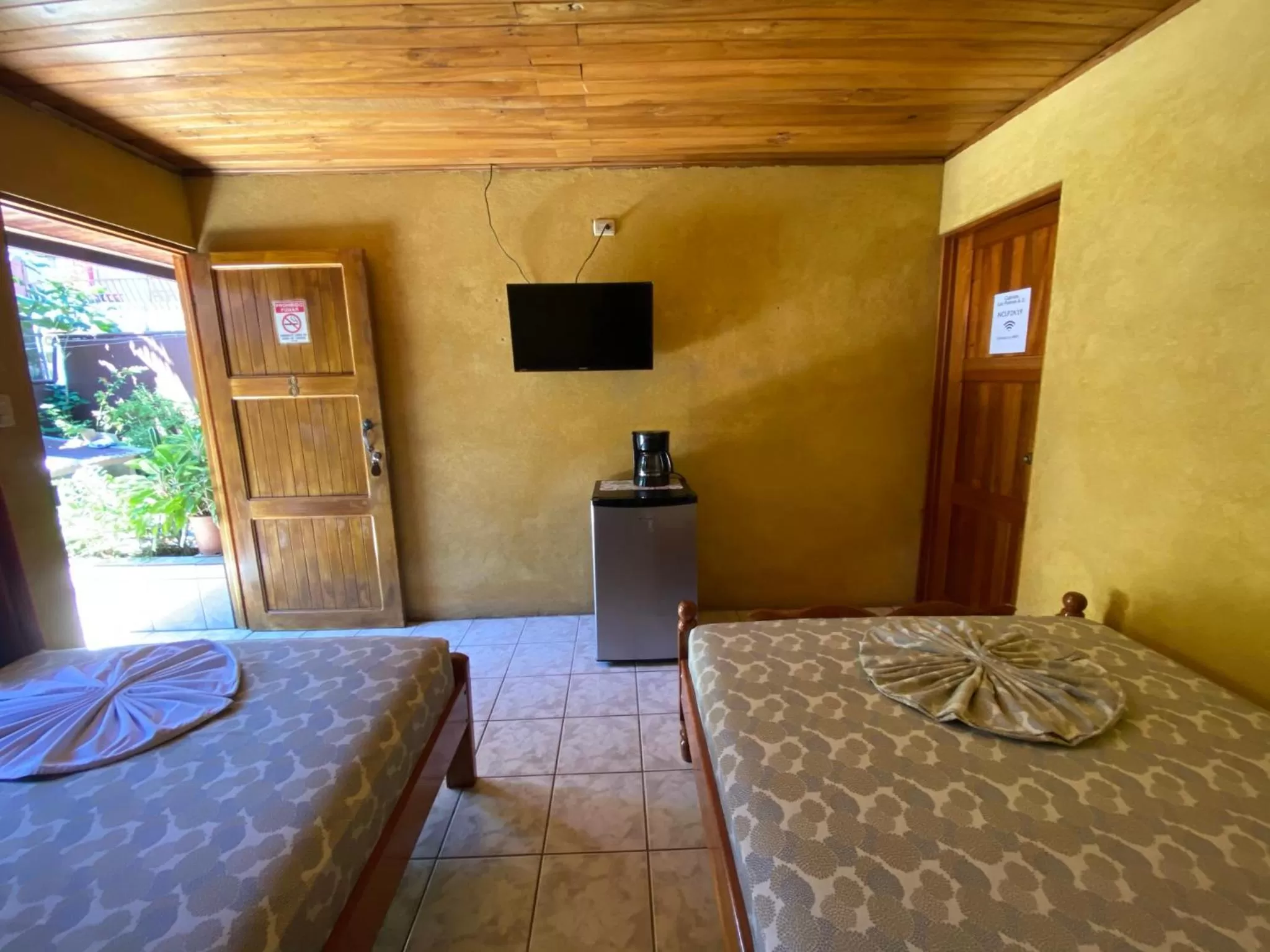 Bed in Cabinas Las Palmas del Sol