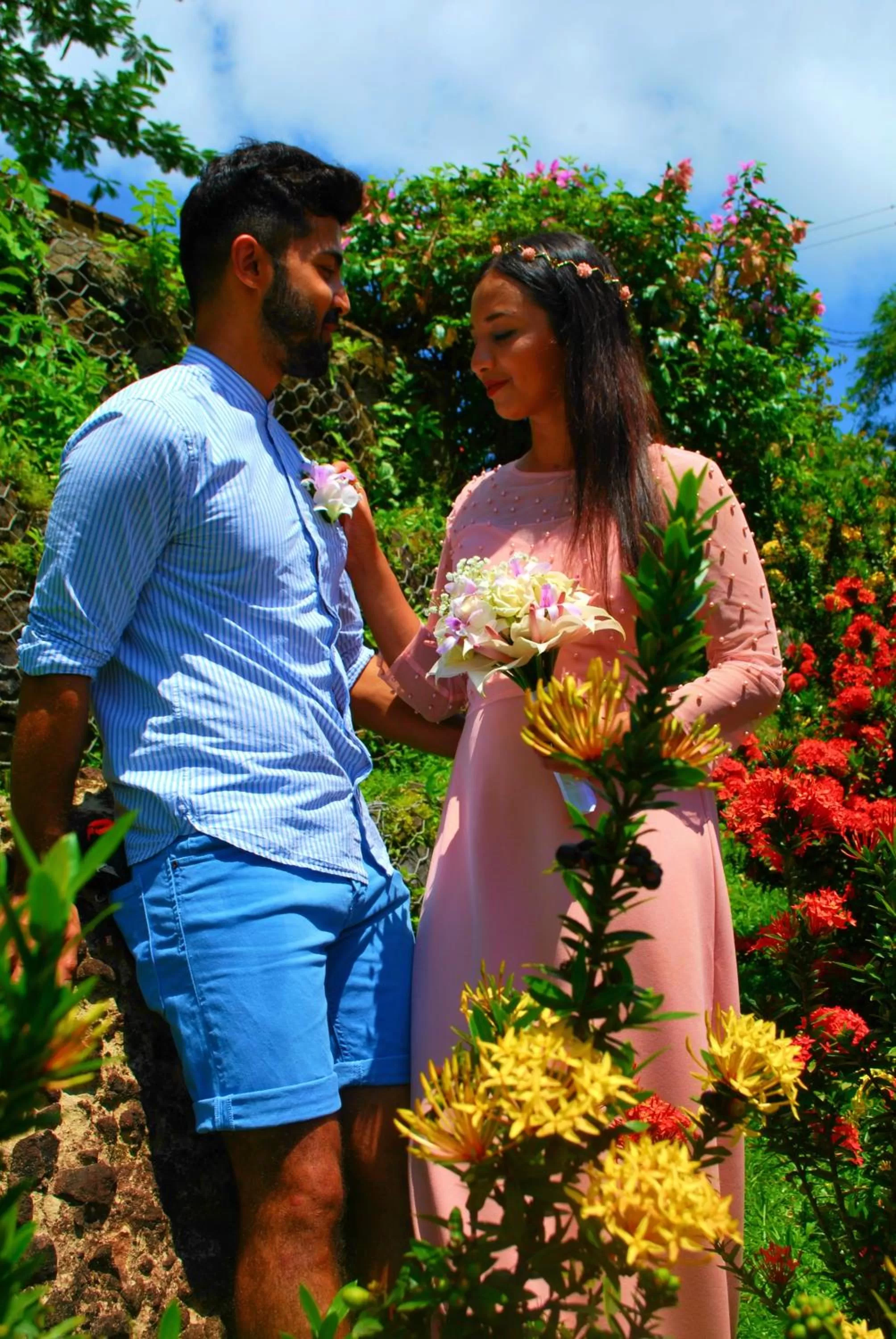 People in Samfi Gardens