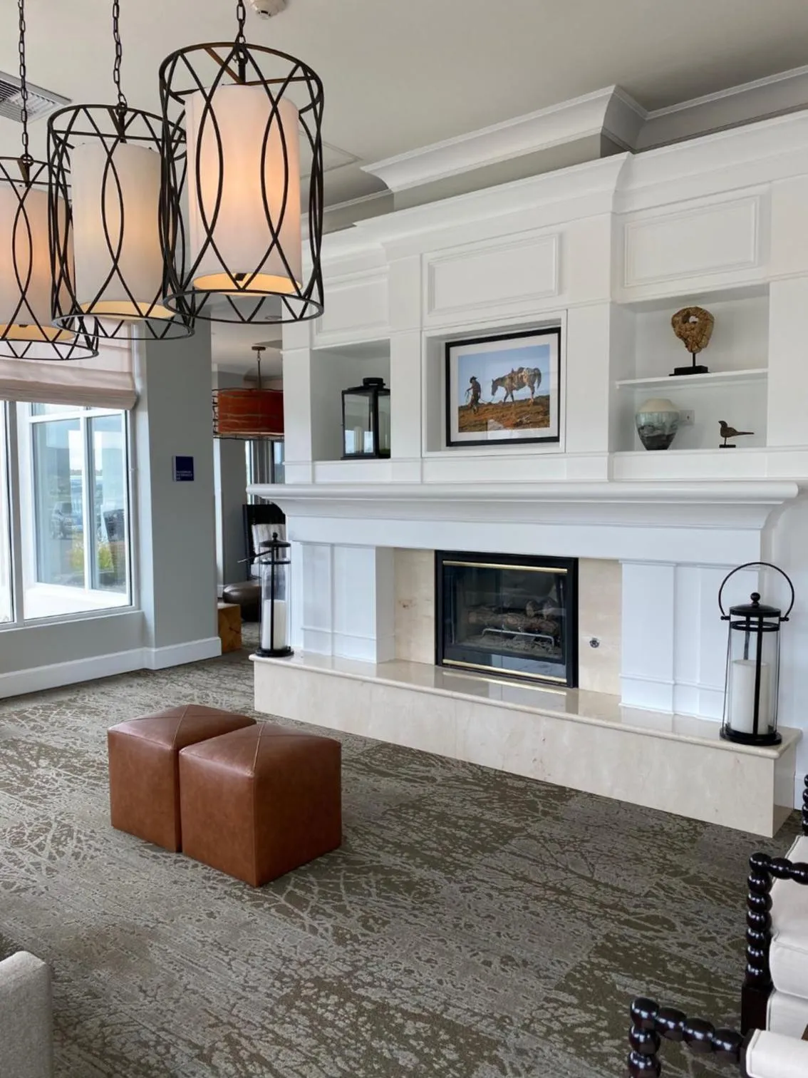 Seating area in Shutters Hotel
