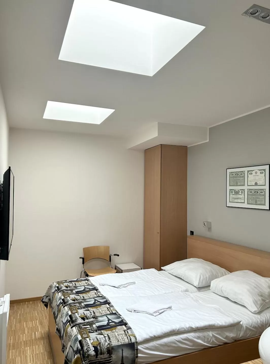 Bed in Blue Orange Resort