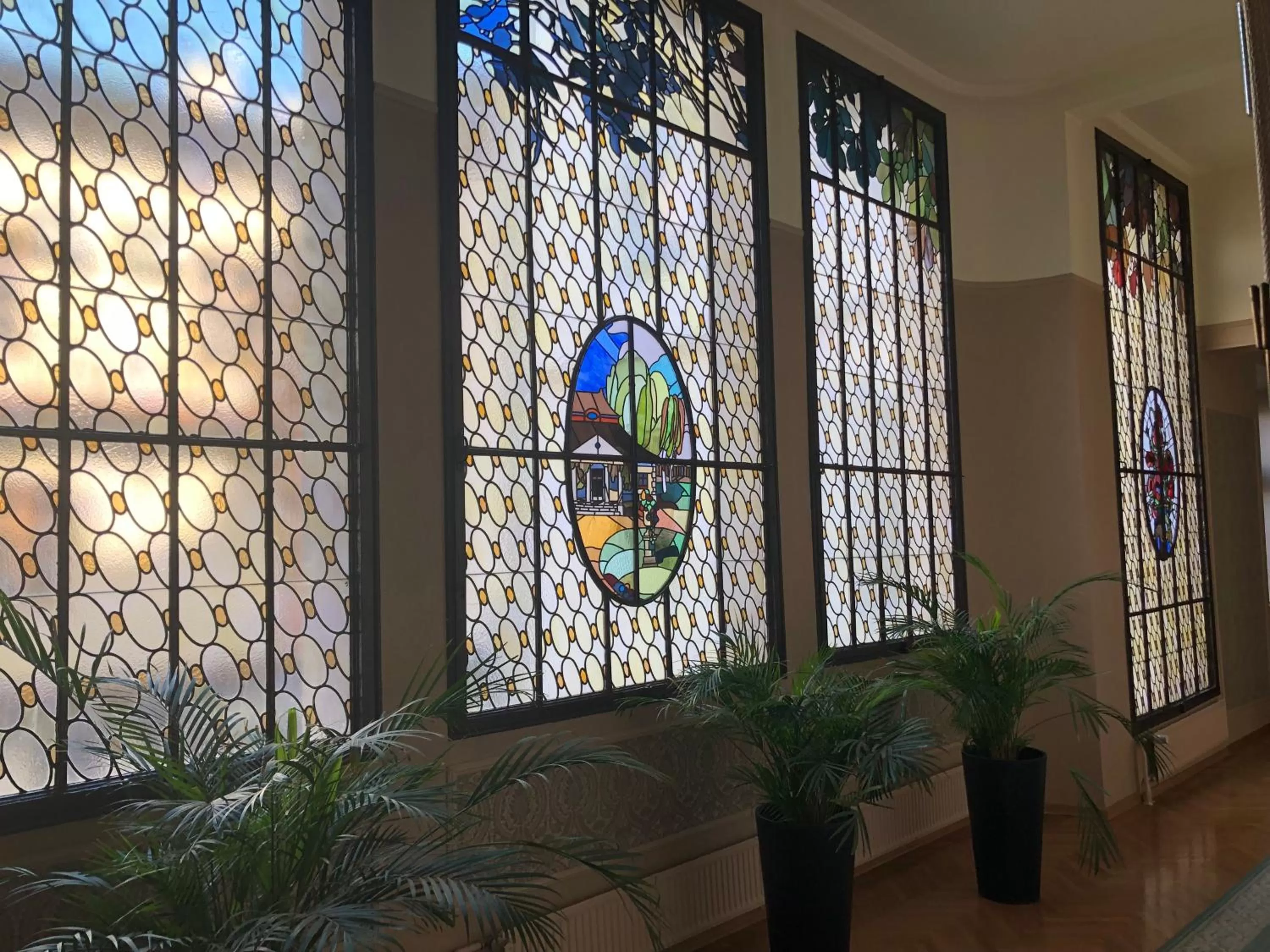 Decorative detail in Grand Hotel